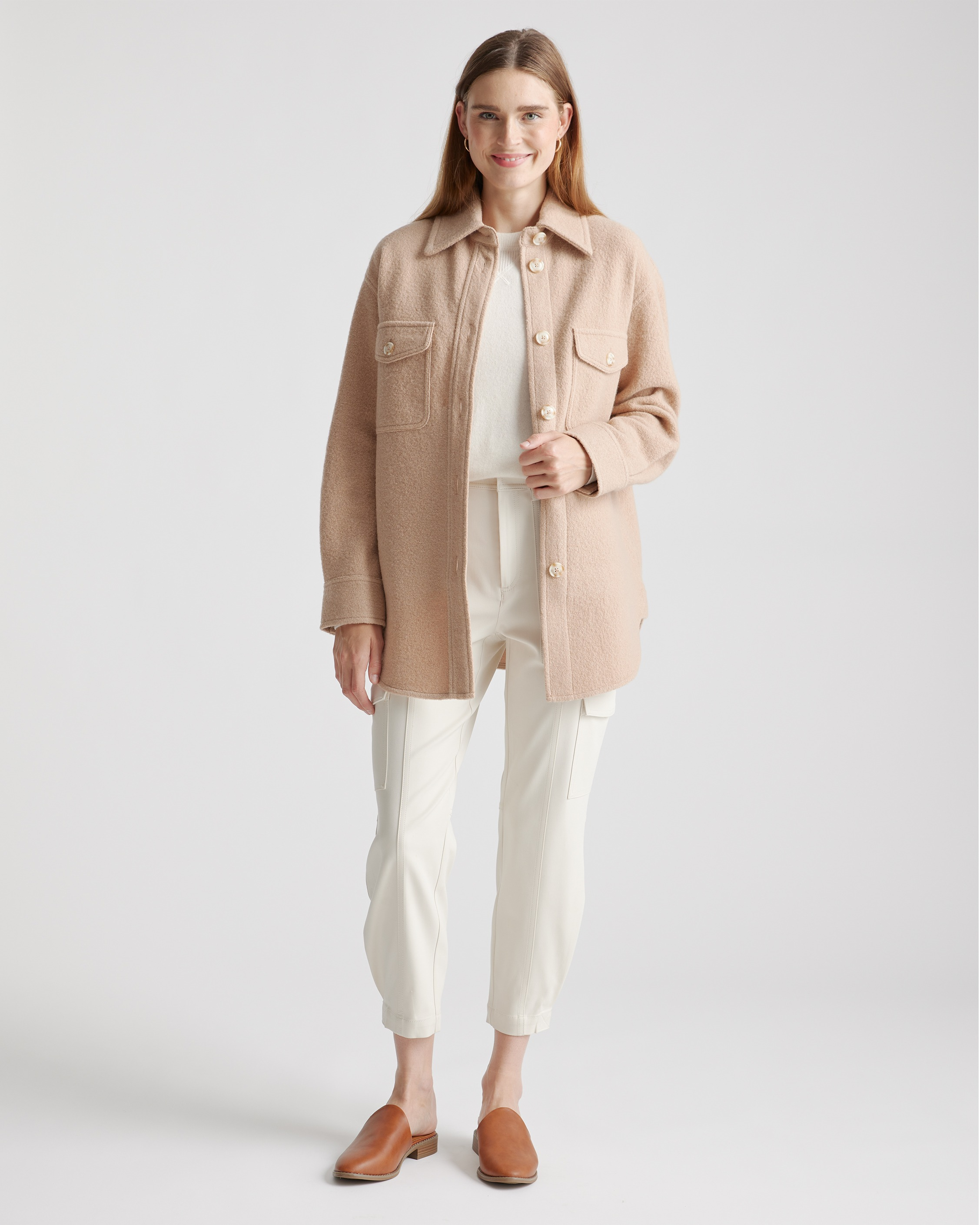 100% Merino Wool Shirt Jacket — Image 53