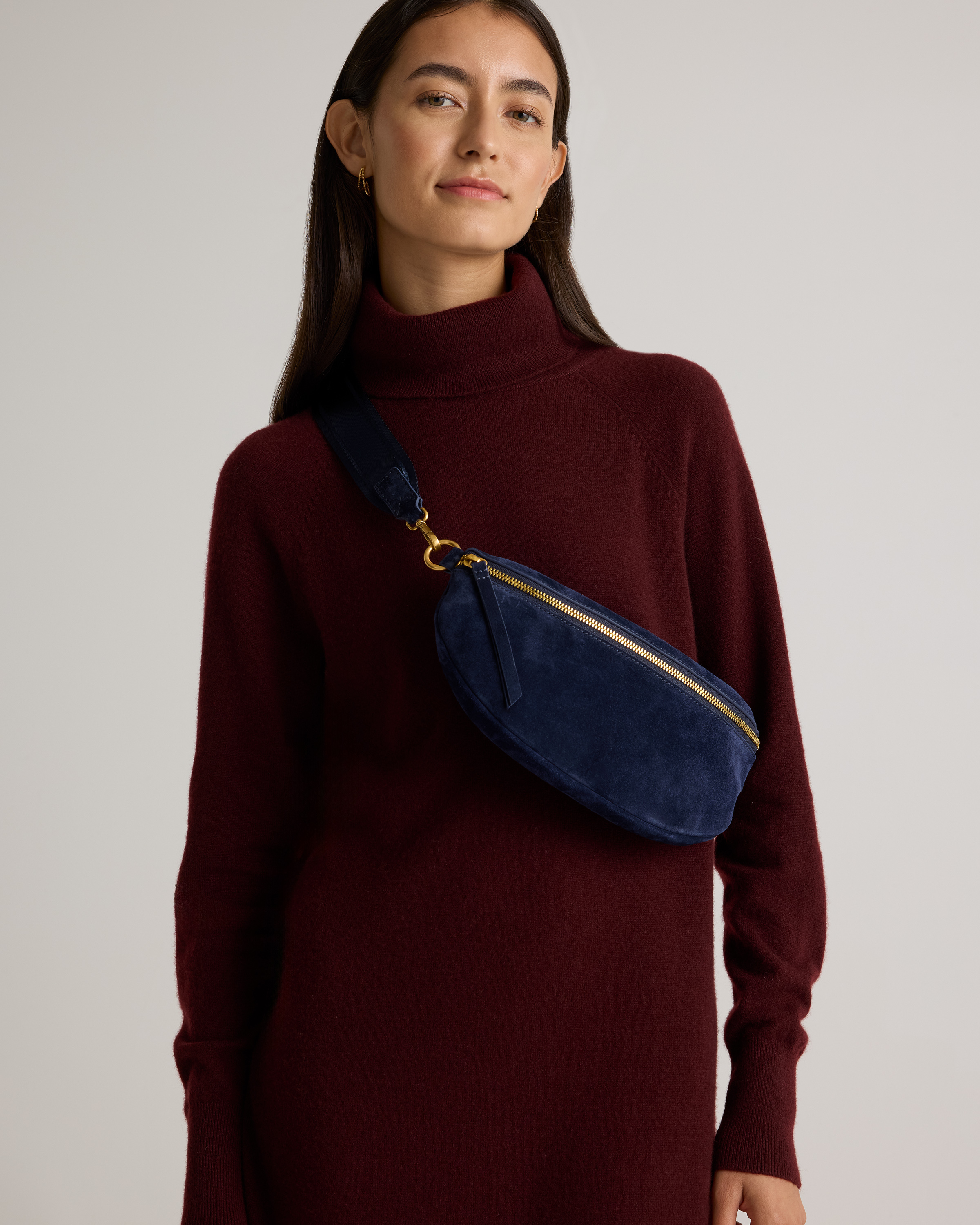 Italian Suede Sling Bag — Image 8