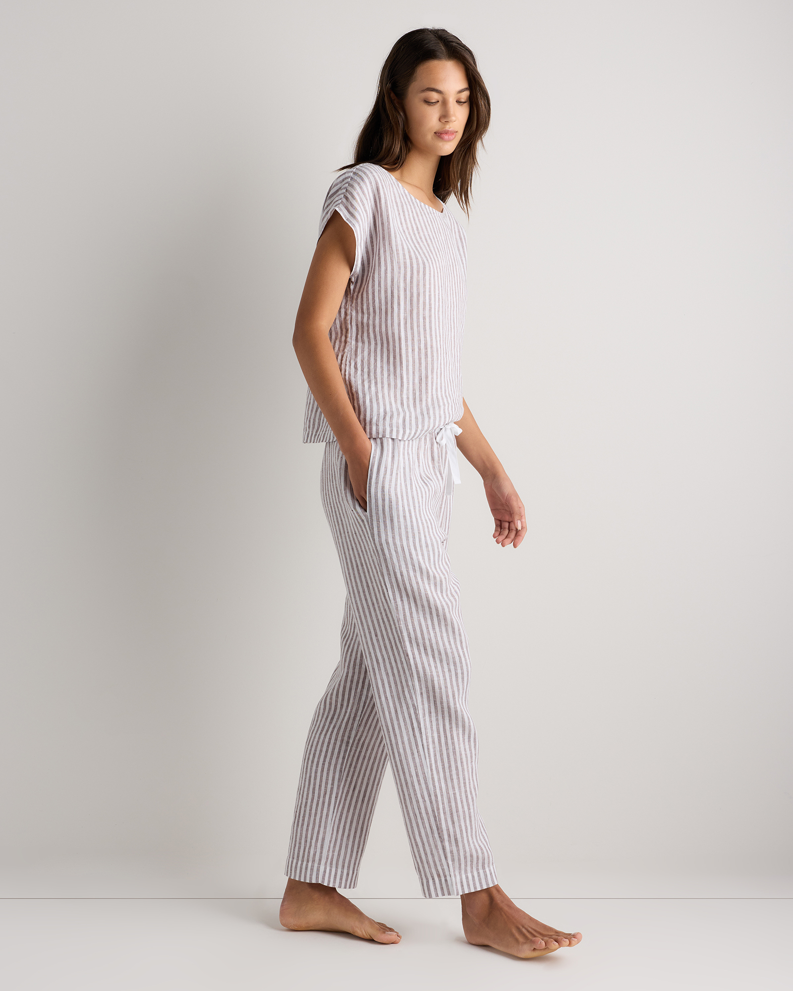 100% European Linen Pajama Set — Image 51