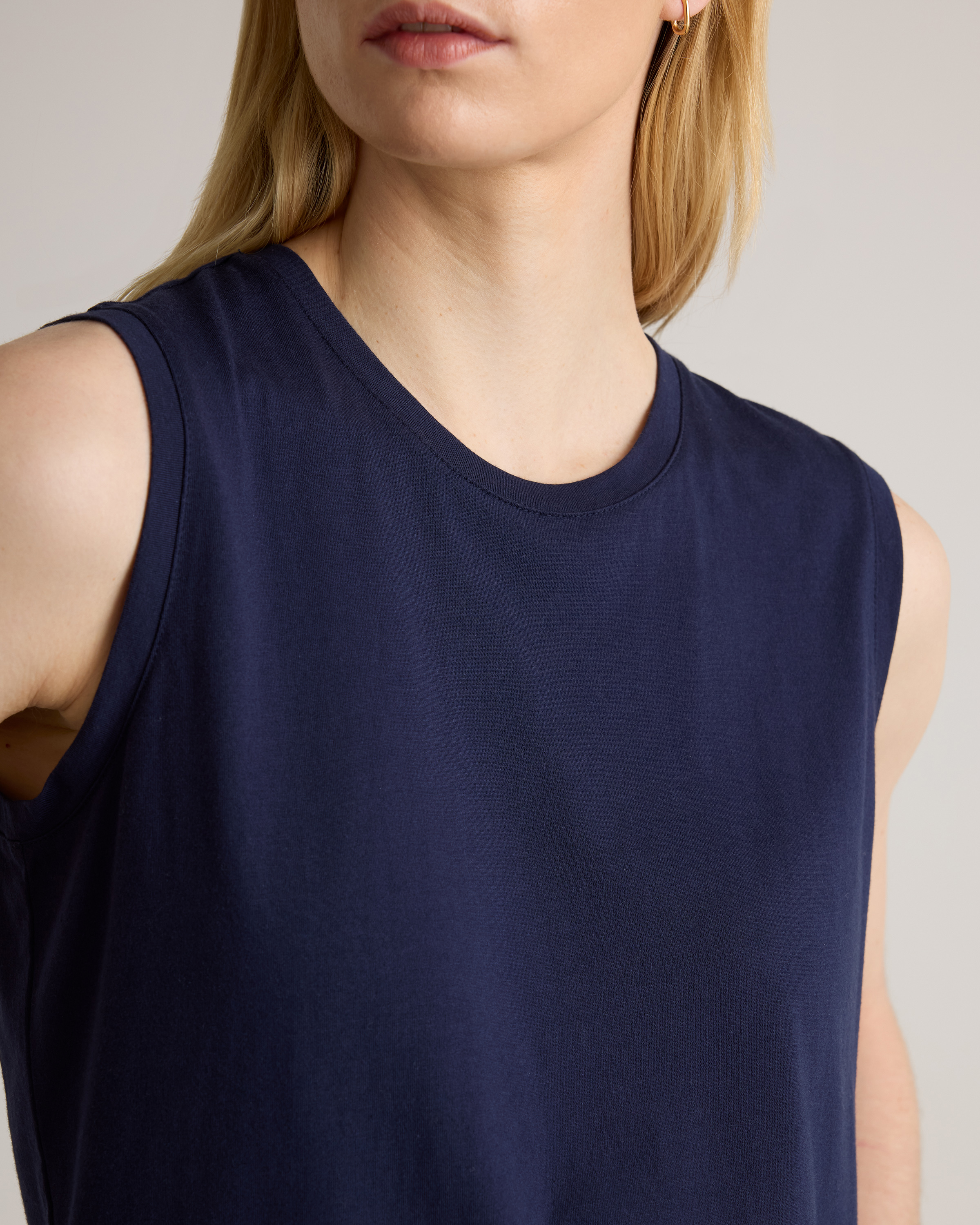 Cotton Modal Muscle Tank — Image 3