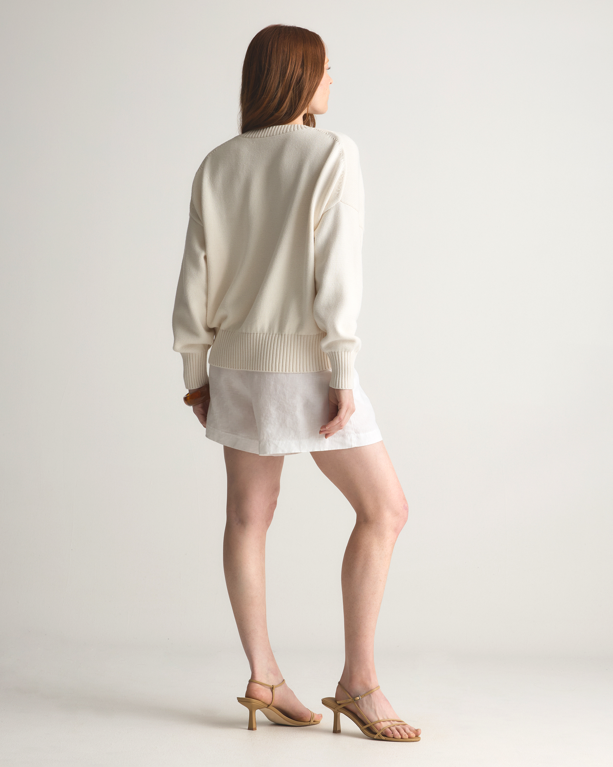 100% Organic Cotton Boyfriend Crew Sweater — Image 14
