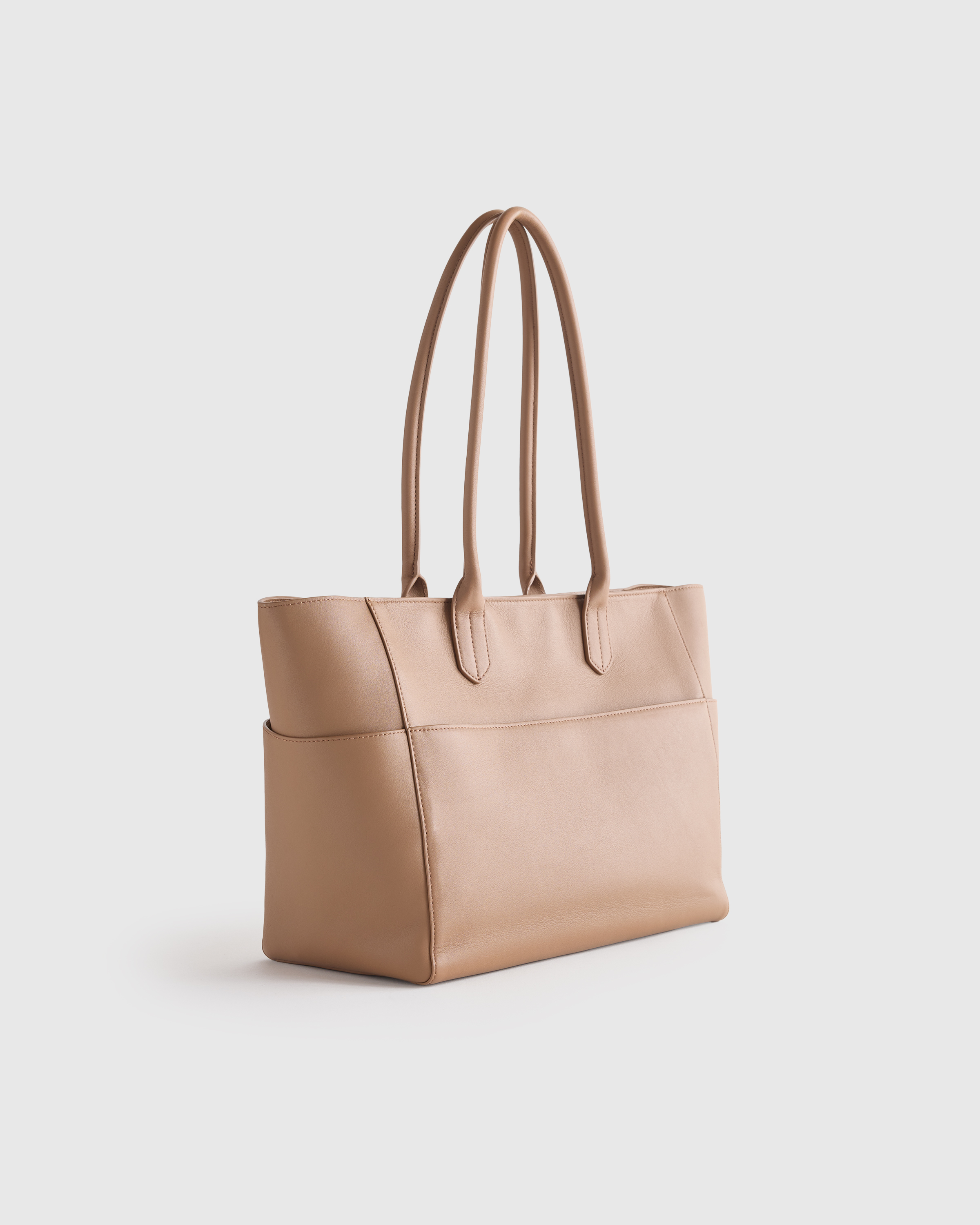 Italian Leather Shopper Tote — Image 18