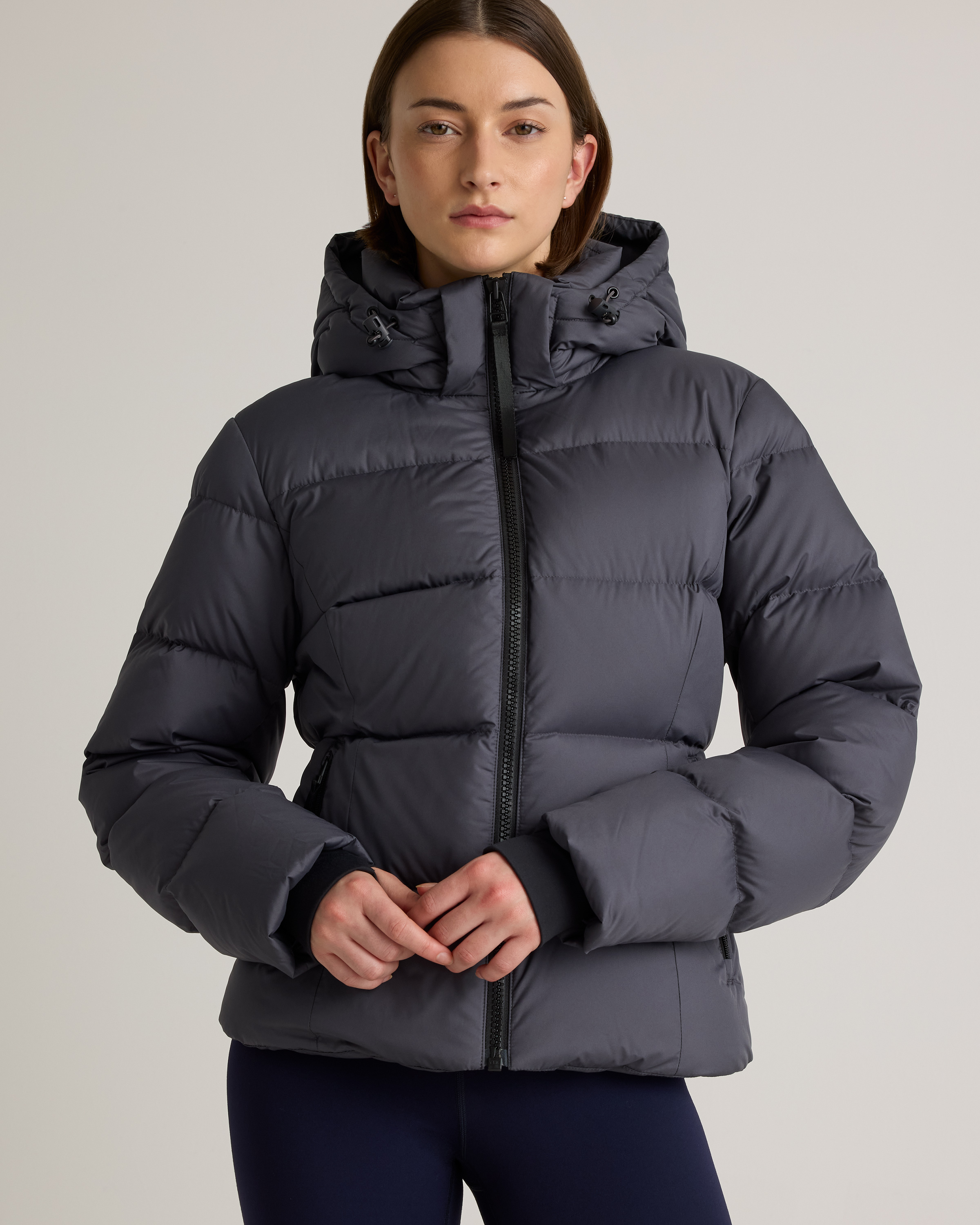 Responsible Down Cinch Waist Puffer Jacket — Image 13