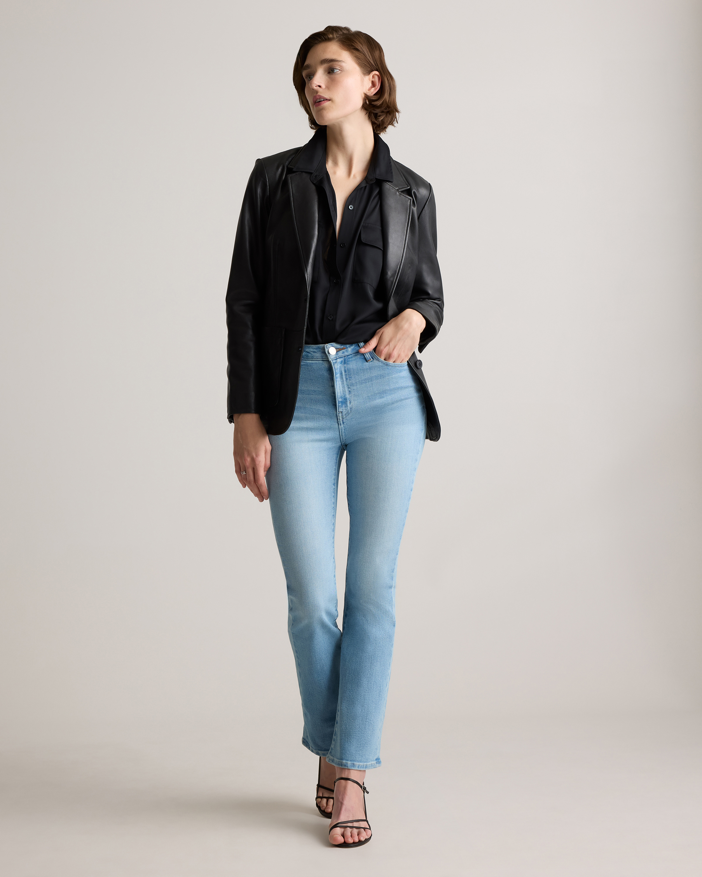Bella Stretch Kick Flare Jeans — Image 130