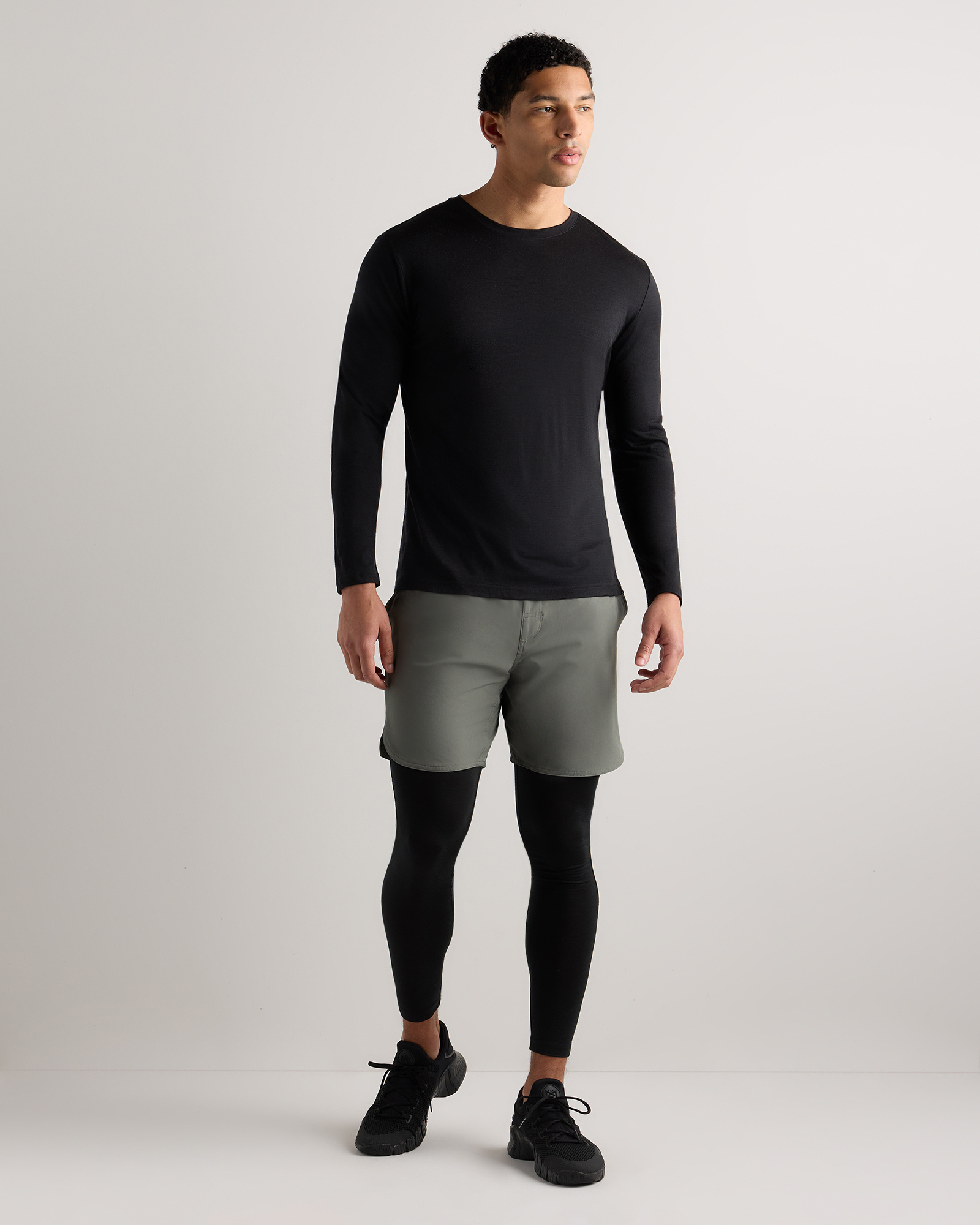 100% Merino Wool All-Season Long Sleeve Base Layer Tee — Image 23