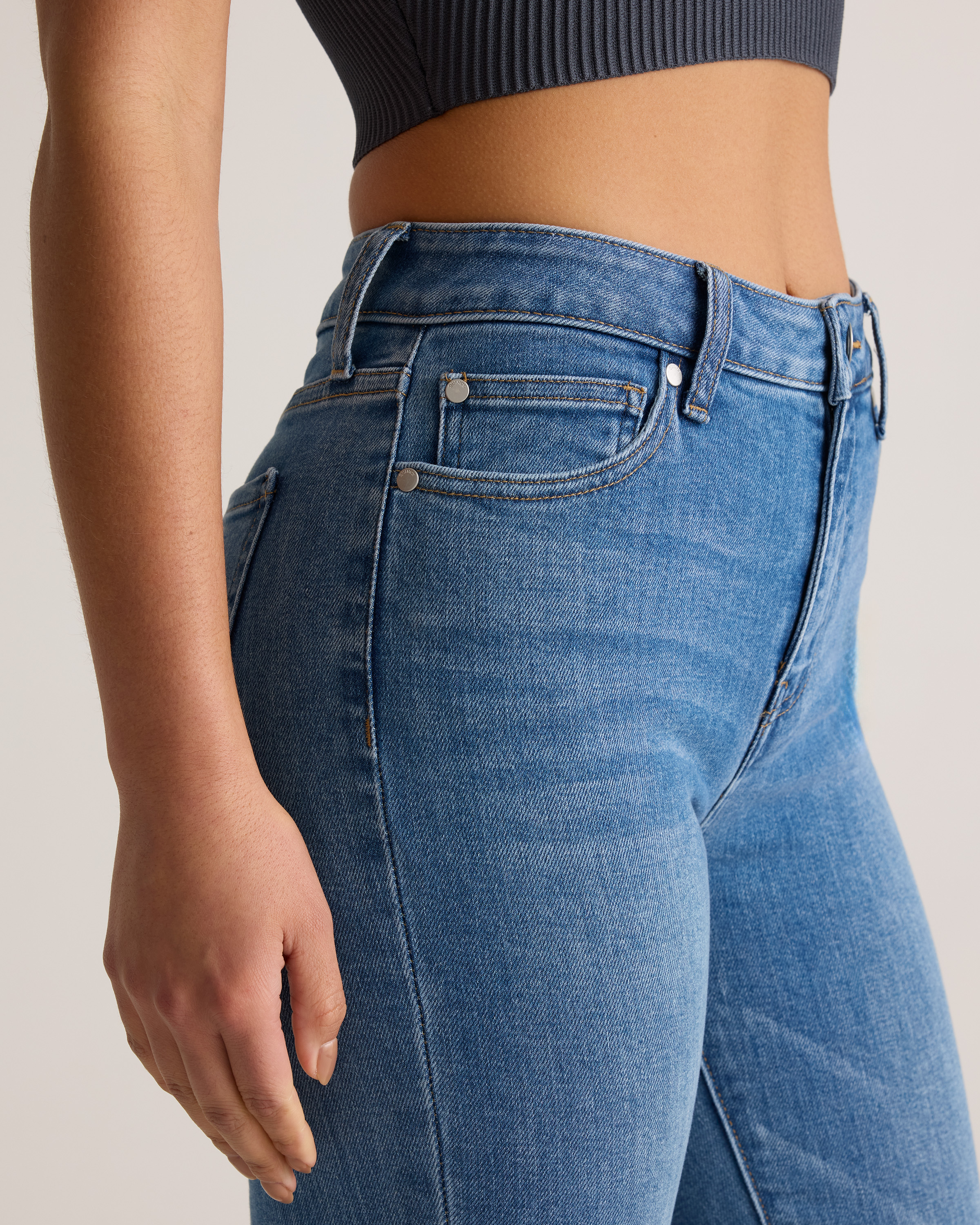 Bella Stretch Kick Flare Jeans — Image 17
