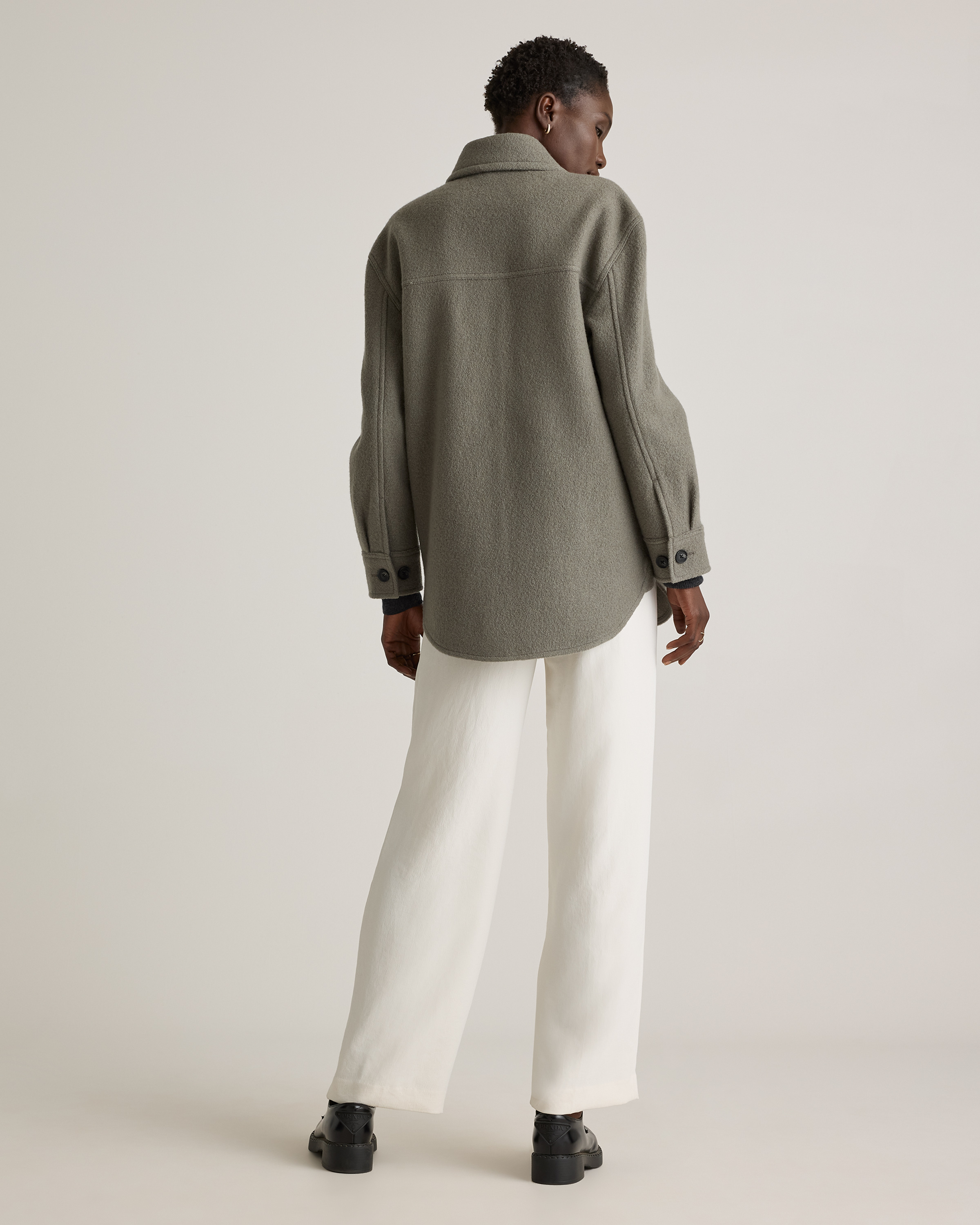 100% Merino Wool Shirt Jacket — Image 44