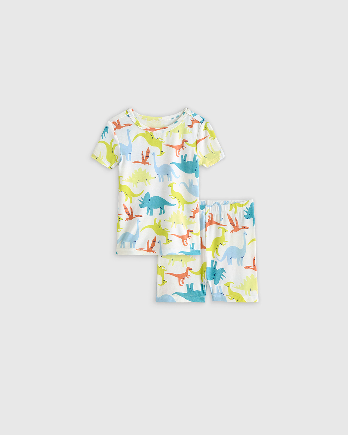 Bamboo Short Sleeve and Shorts Pajama Set — Image 26