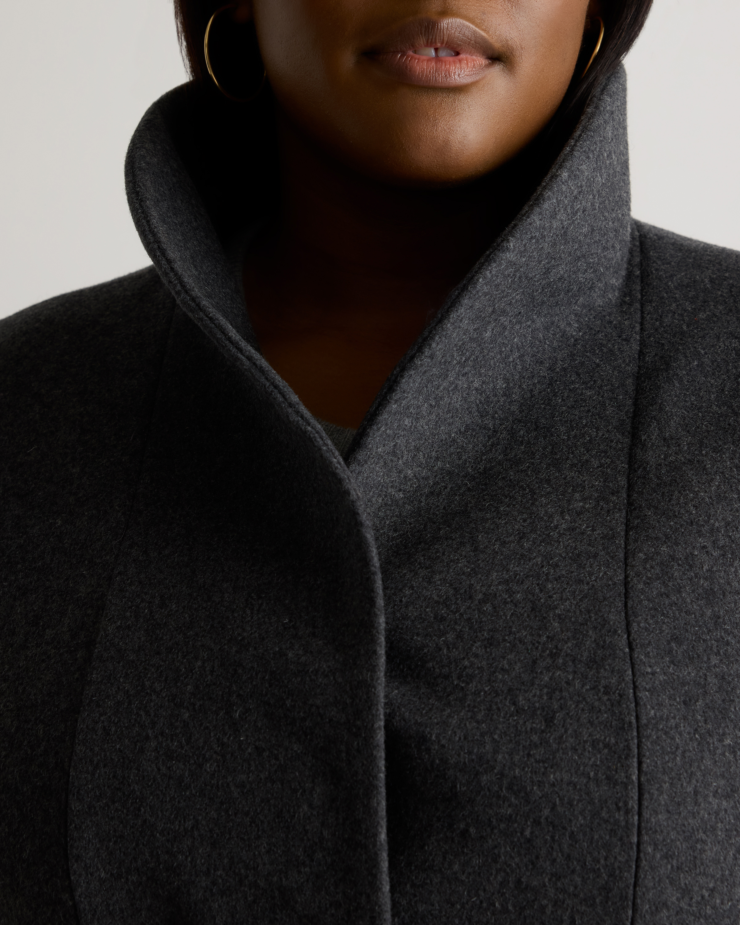 Italian Wool Cocoon Coat — Image 5