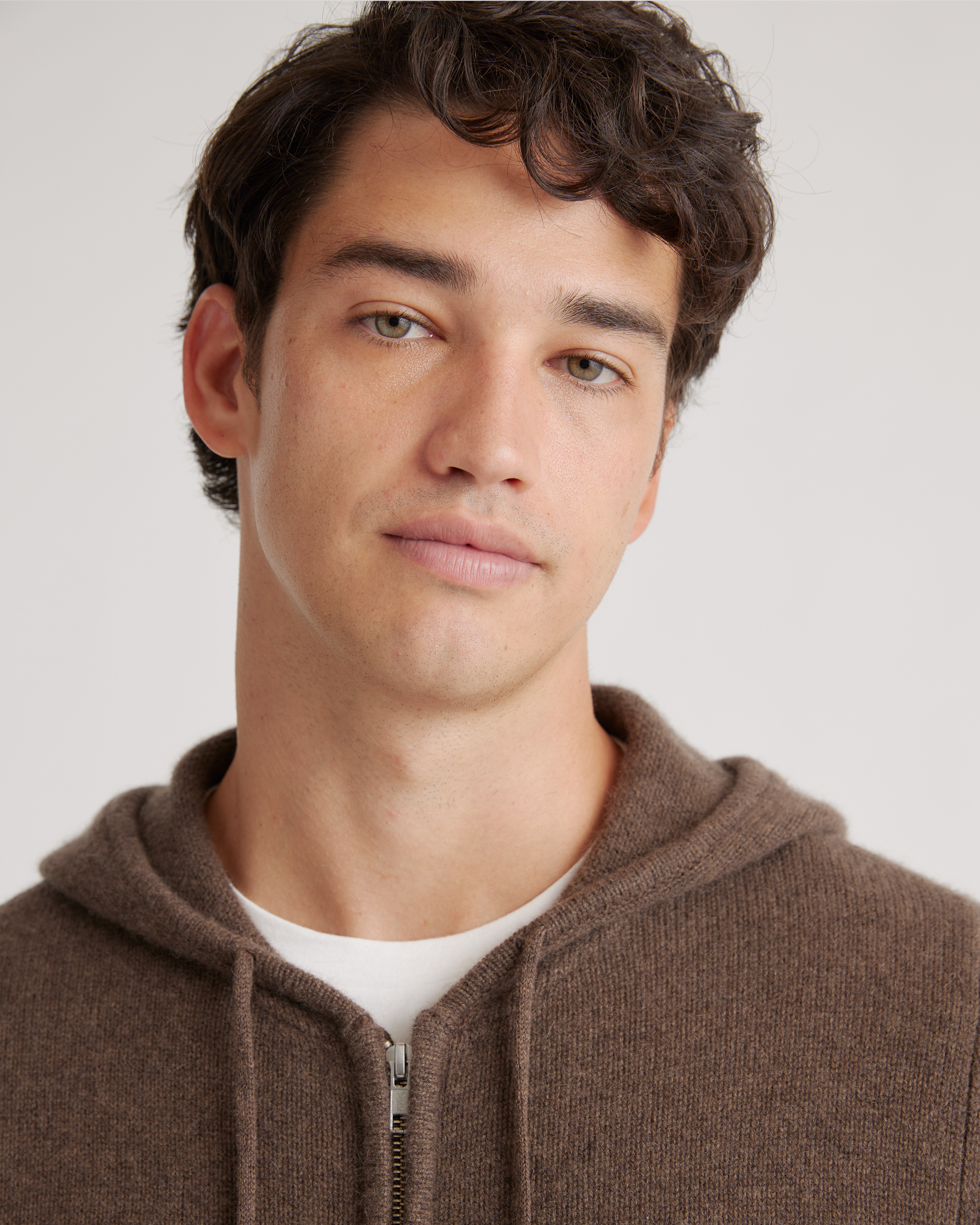 Mongolian Spring Cashmere Full-Zip Hoodie — Image 3