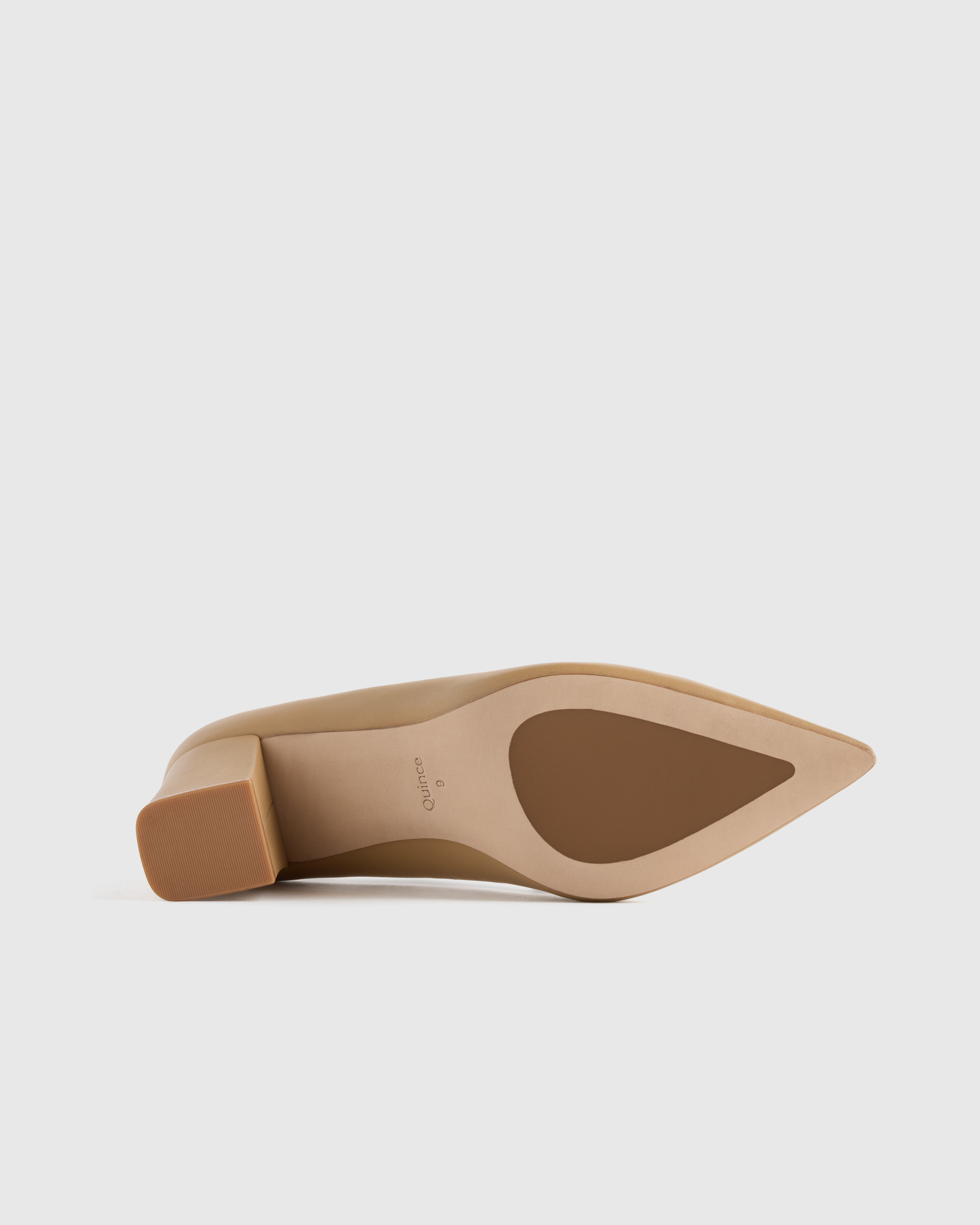 Italian Leather 65mm Block Heel Pump — Image 18