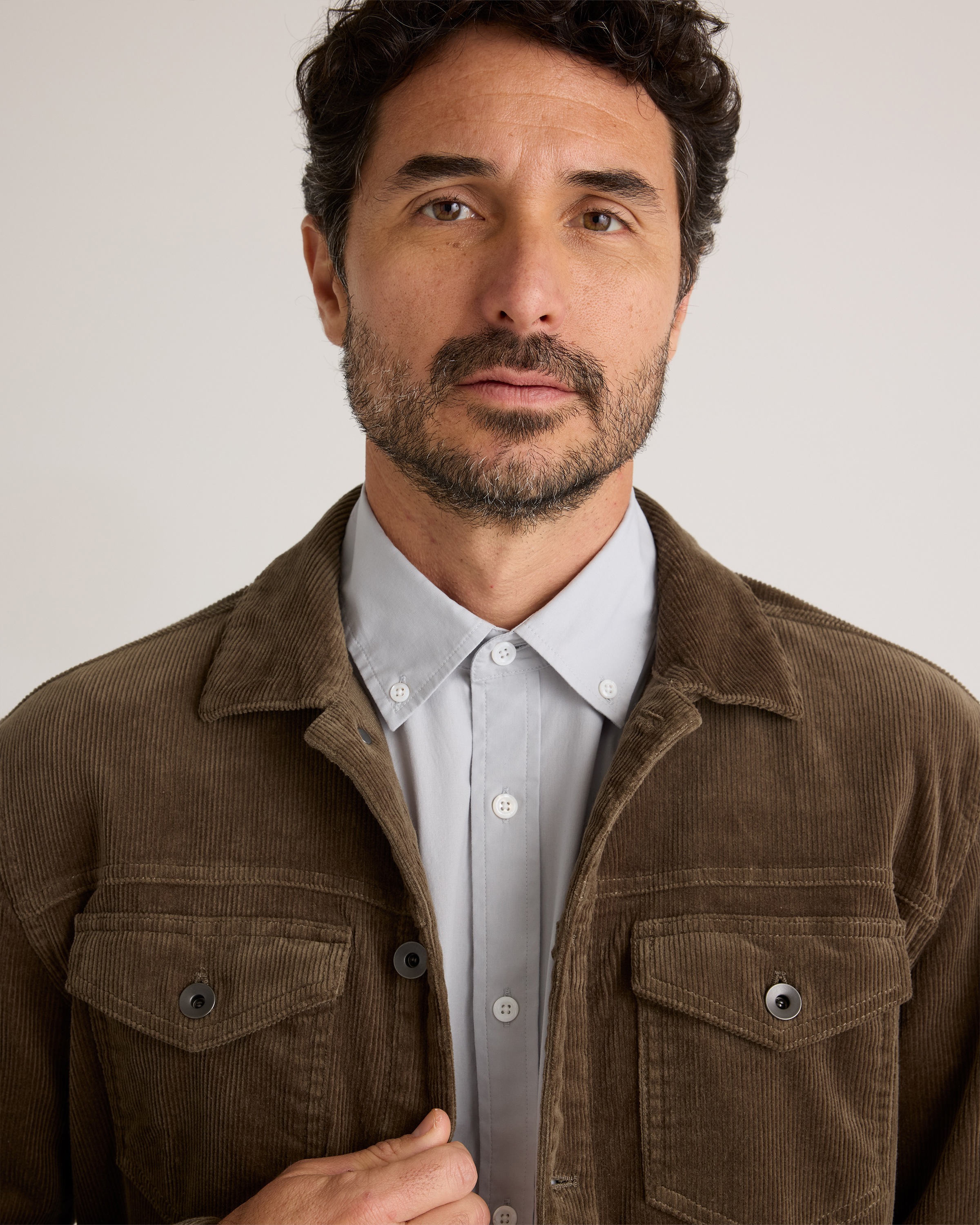 Organic Cotton Stretch Poplin Shirt — Image 4