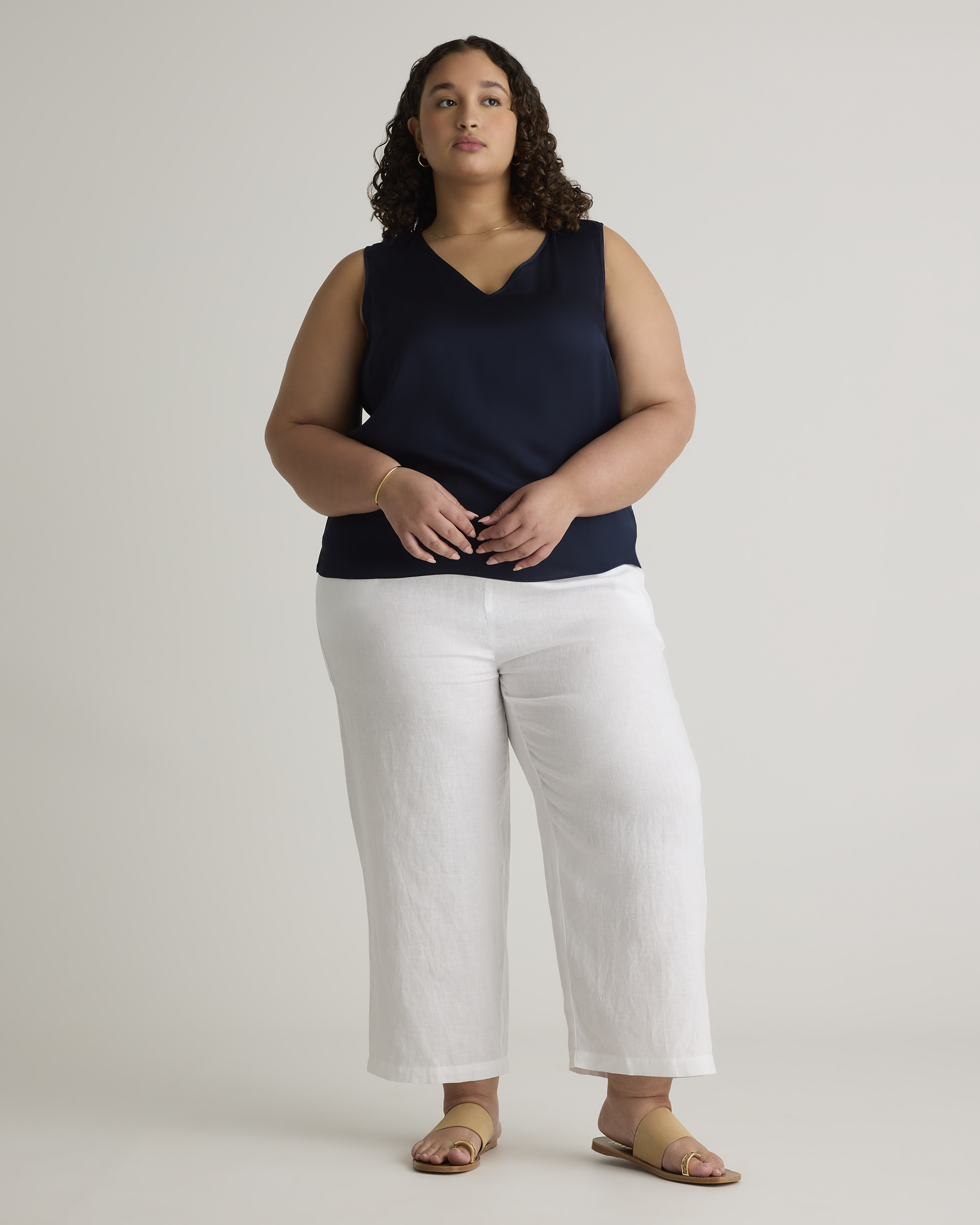 Washable Stretch Silk Tank — Image 20