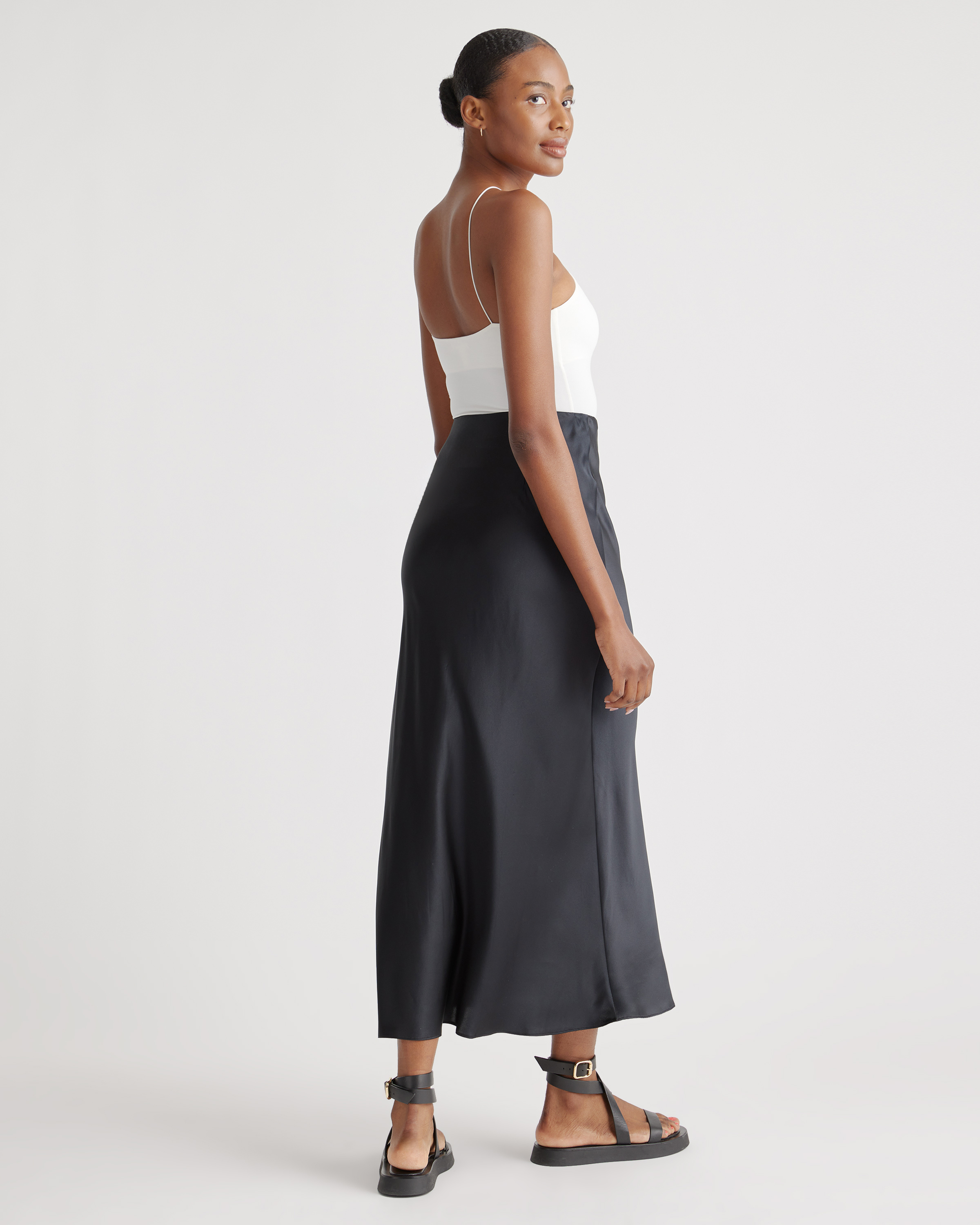 100% Washable Silk Maxi Skirt — Image 52