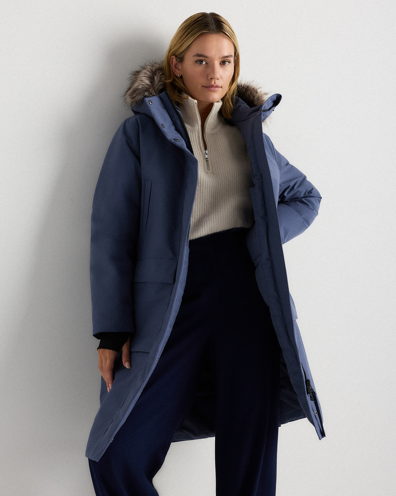 Responsible Down Hooded Long Parka — Image 33