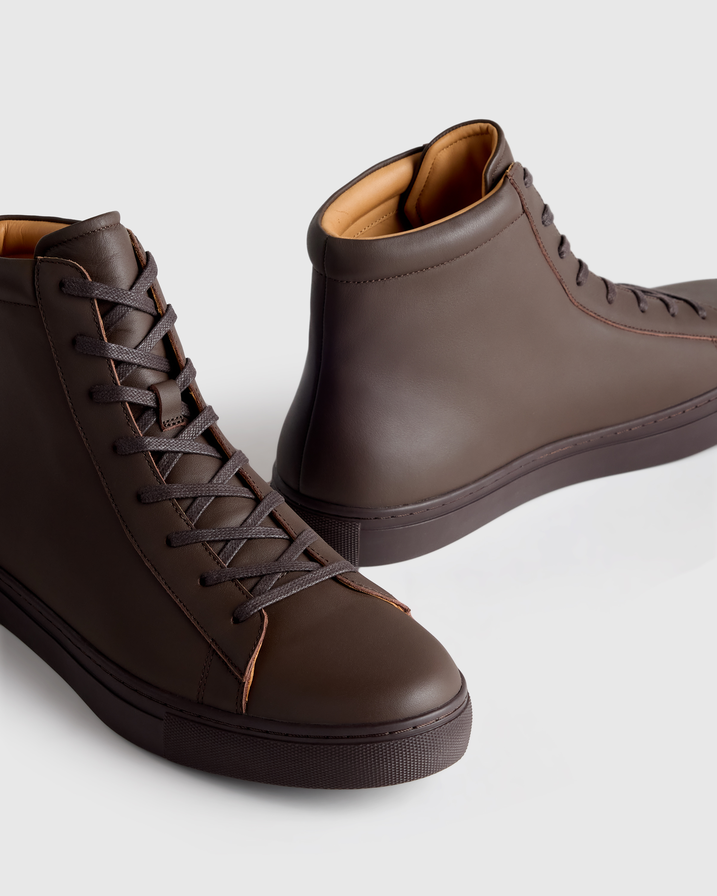 Italian Leather High Top Everyday Sneaker — Image 9