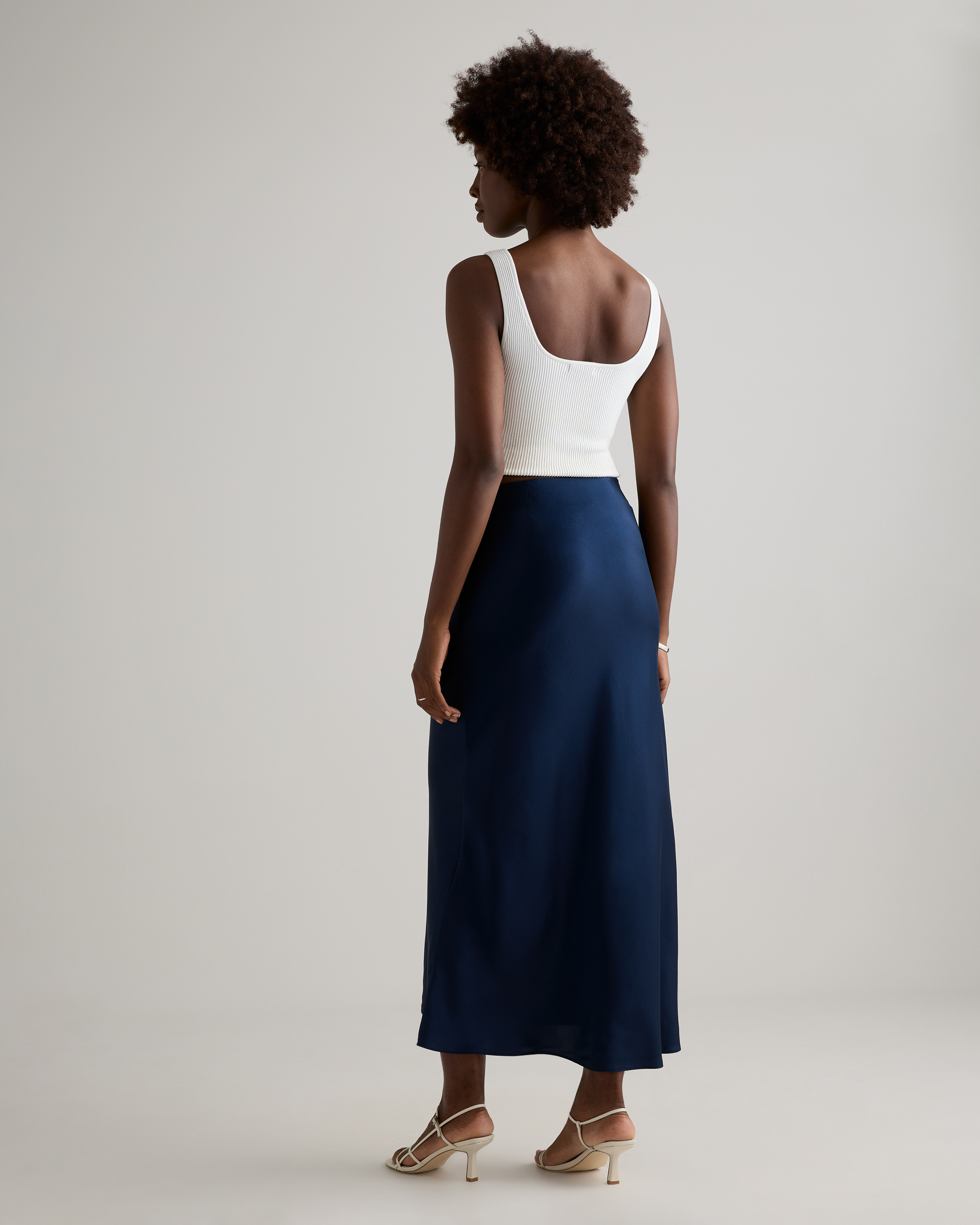 100% Washable Silk Maxi Skirt — Image 17