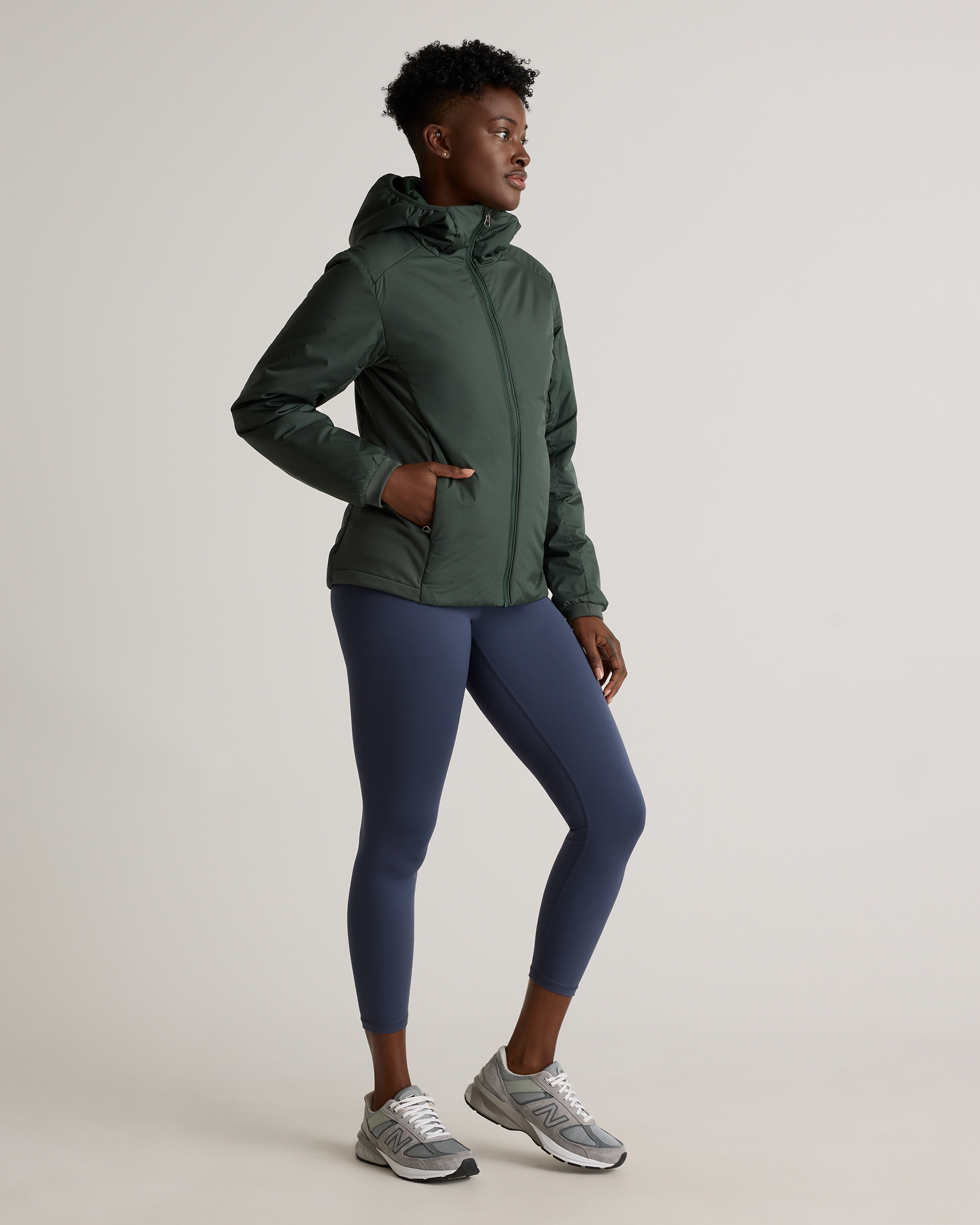 Hybrid Insulated Lightweight Hooded Jacket — Image 6