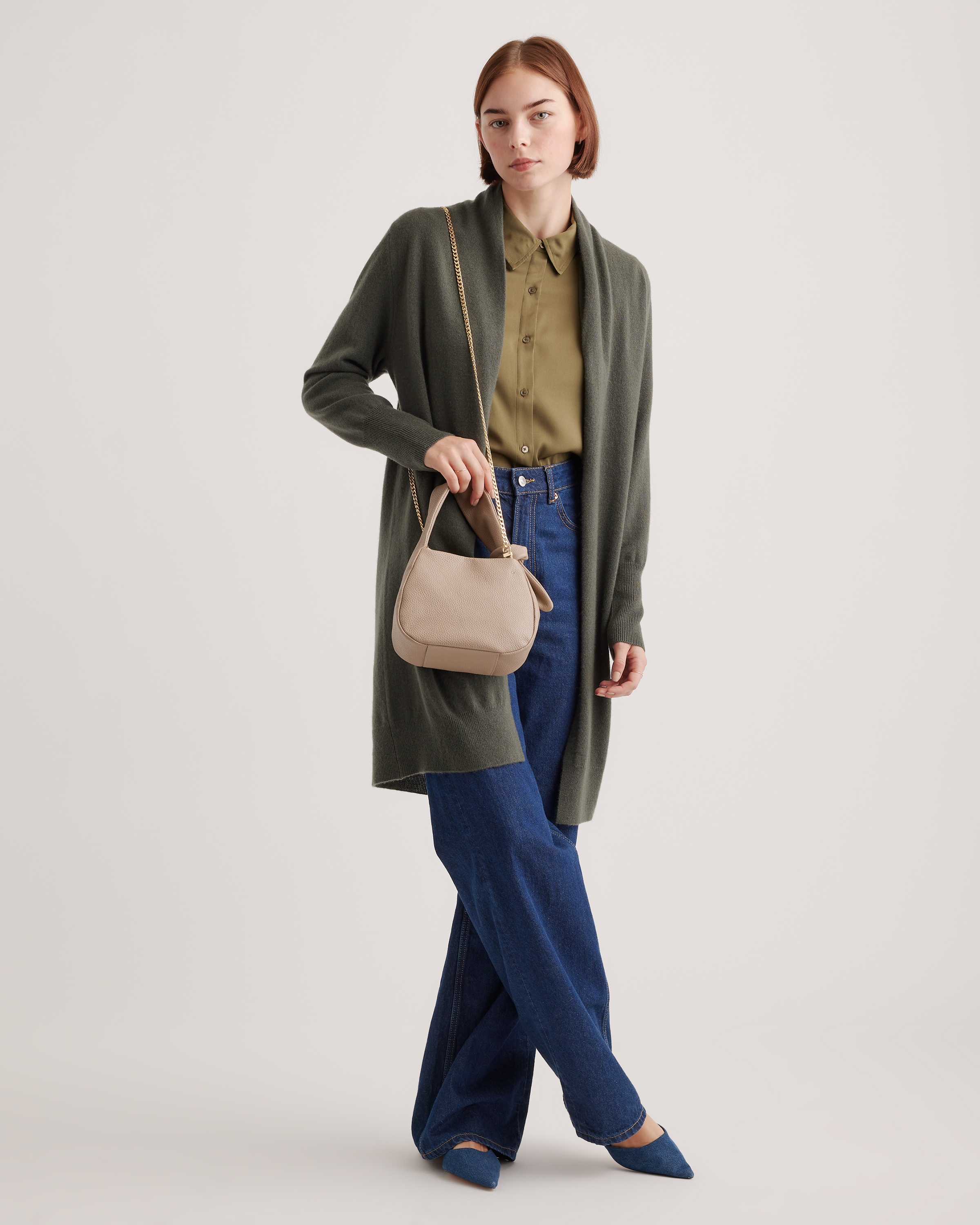 Italian Leather Mini Bow Bag — Image 9