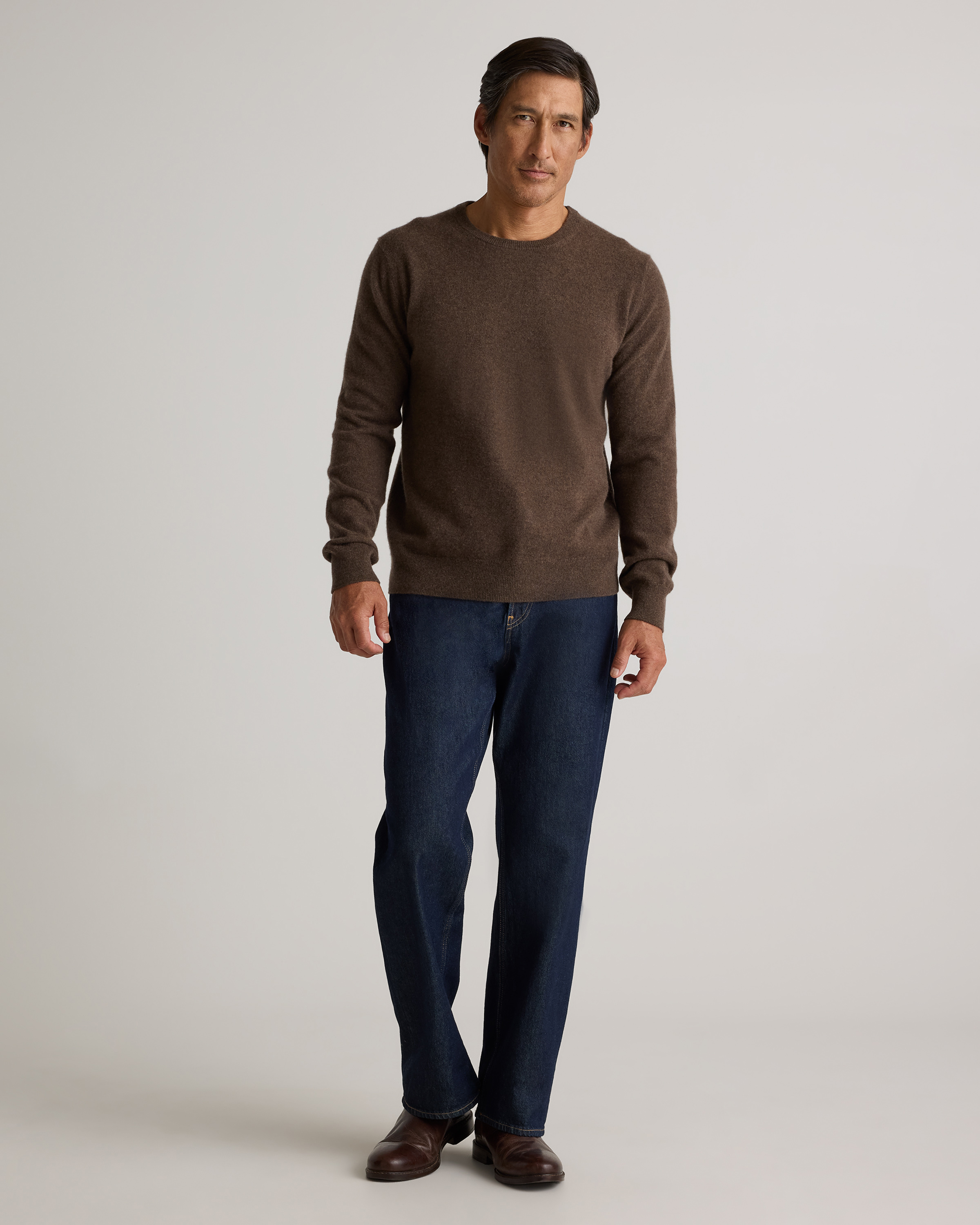 Mongolian Cashmere Crewneck Sweater — Image 44