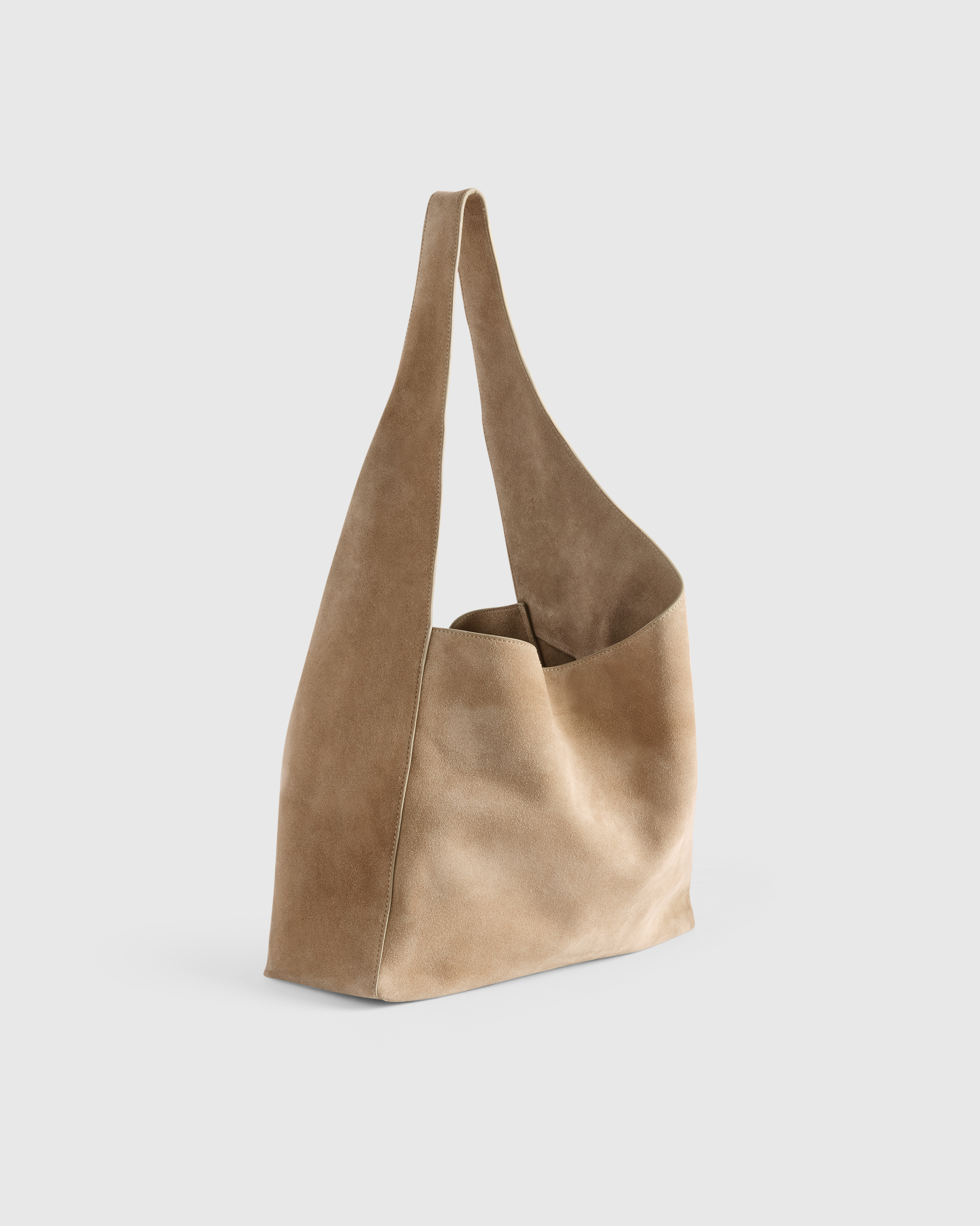 Italian Suede Slouchy Shoulder Bag — Image 31