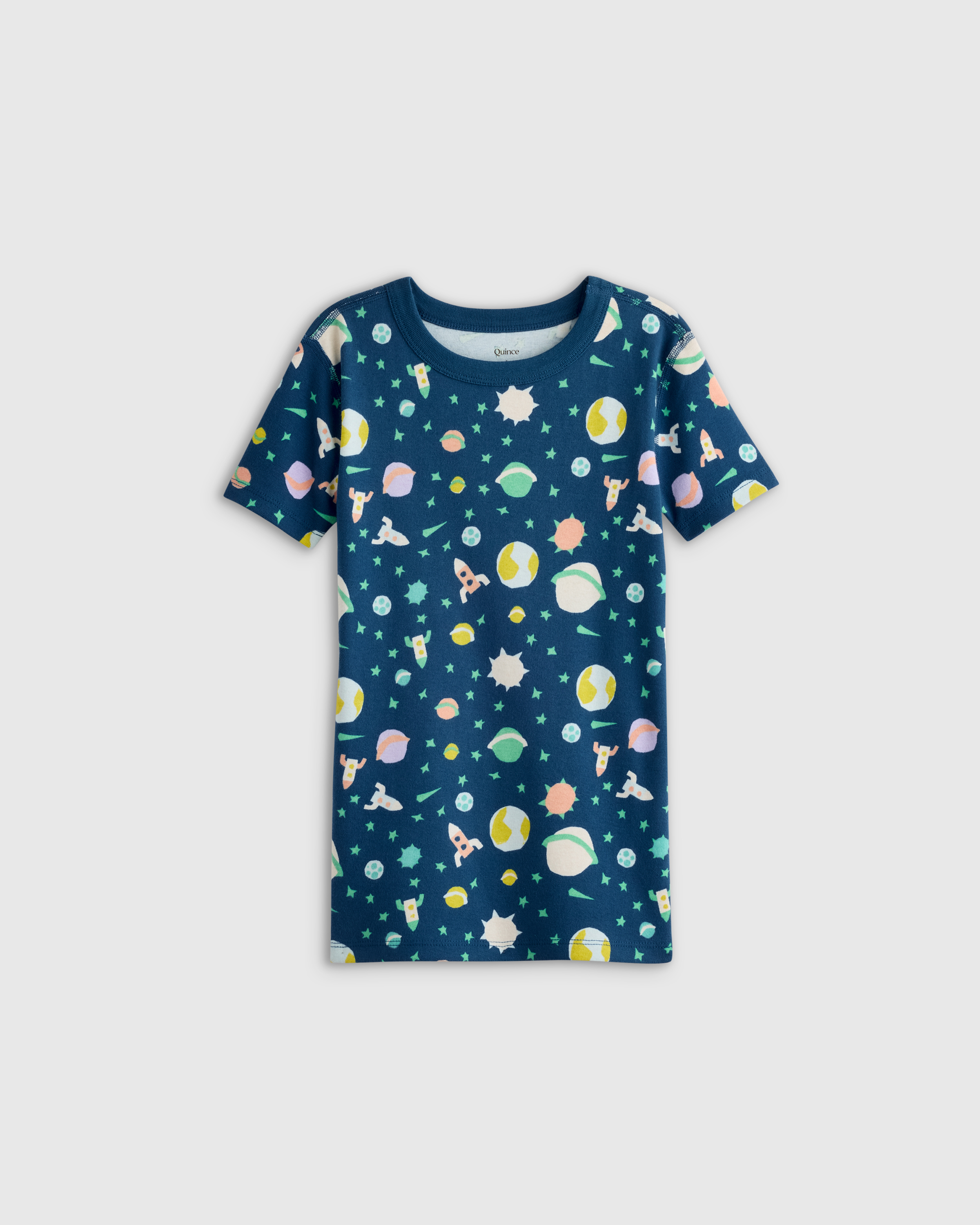100% Organic Cotton Short Sleeve and Shorts Pajama Set — Image 4