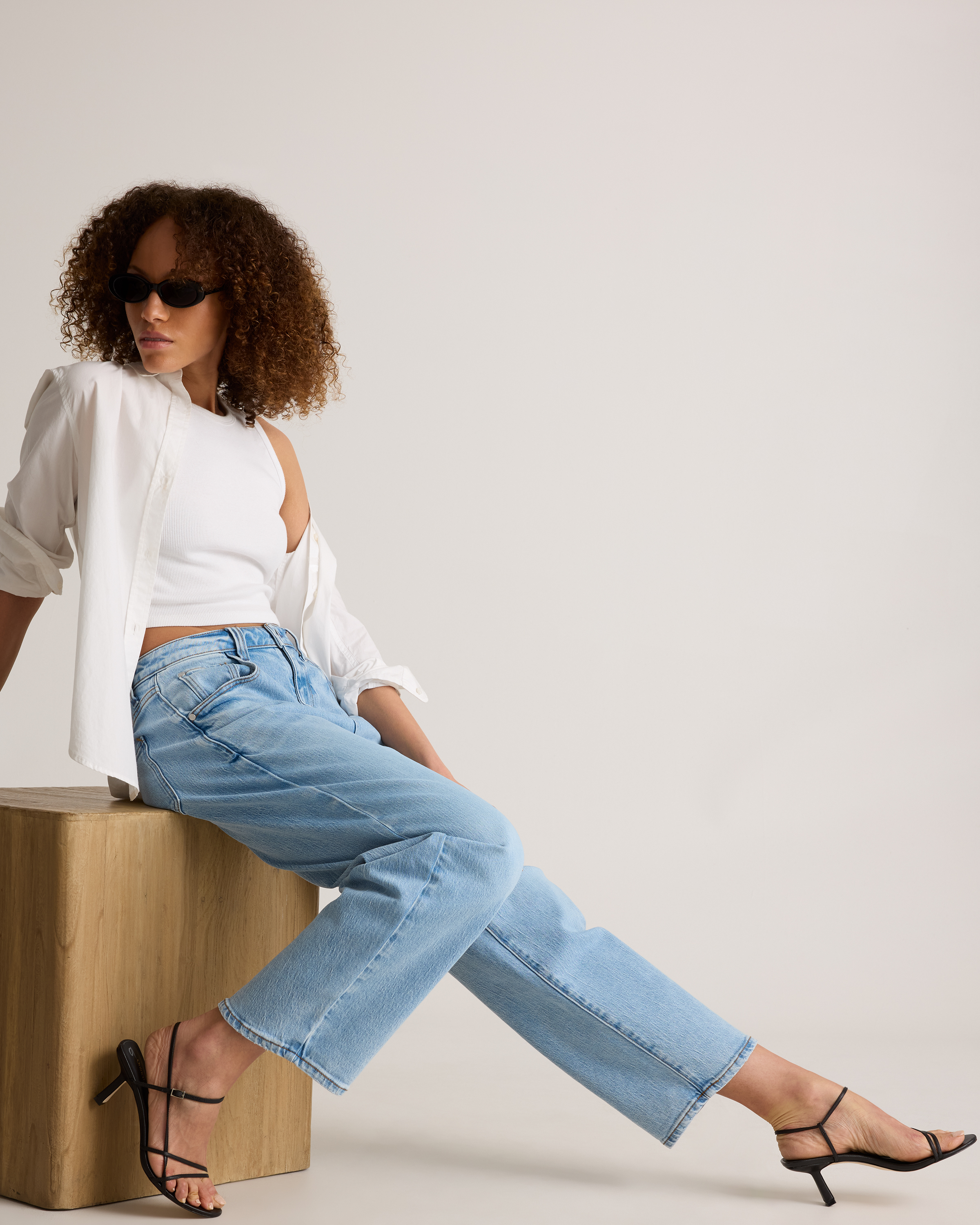 Bella Stretch Barrel Jeans — Image 6