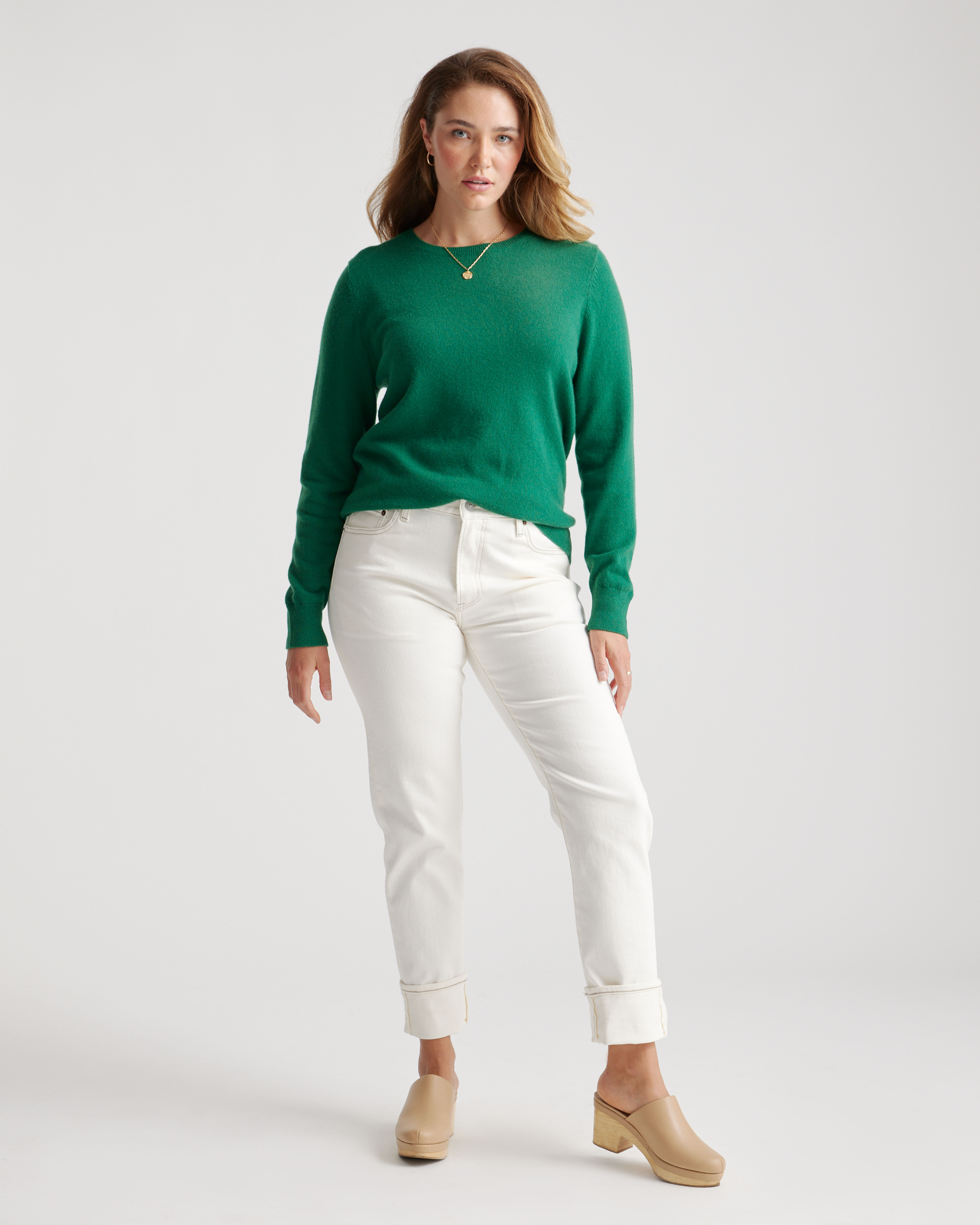 Mongolian Spring Cashmere Crewneck Sweater — Image 6