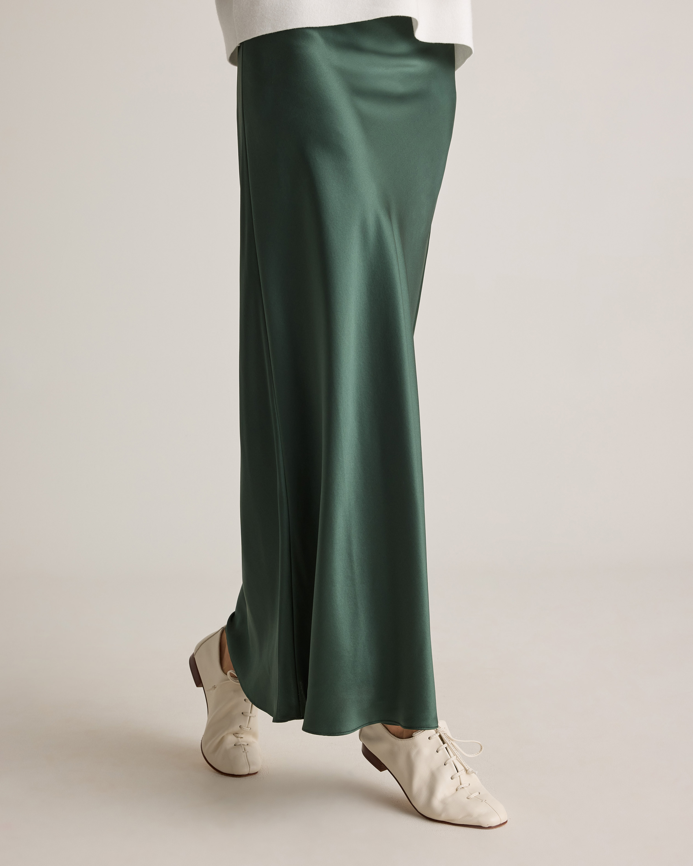 100% Washable Silk Maxi Skirt — Image 47