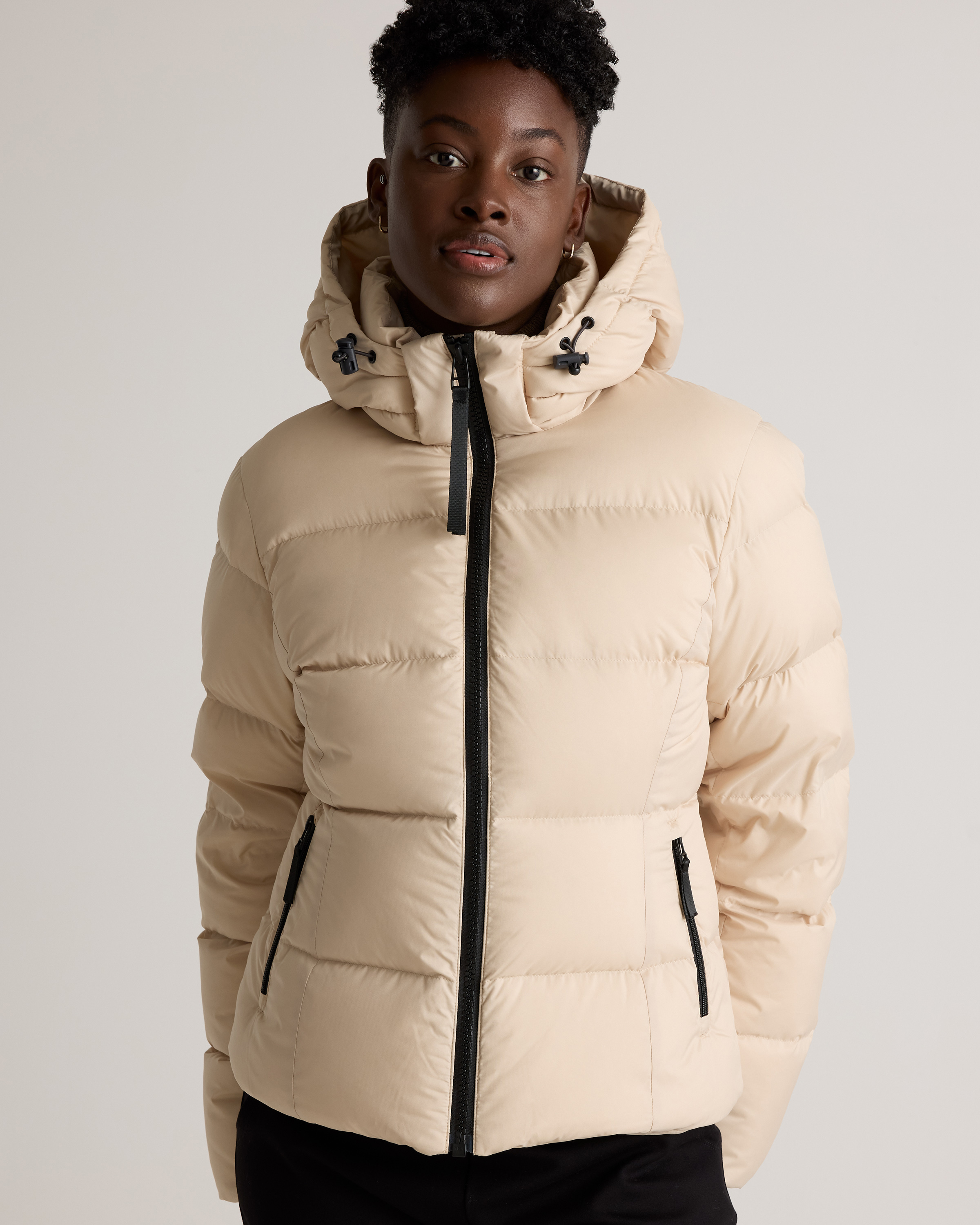 Responsible Down Cinch Waist Puffer Jacket — Image 14