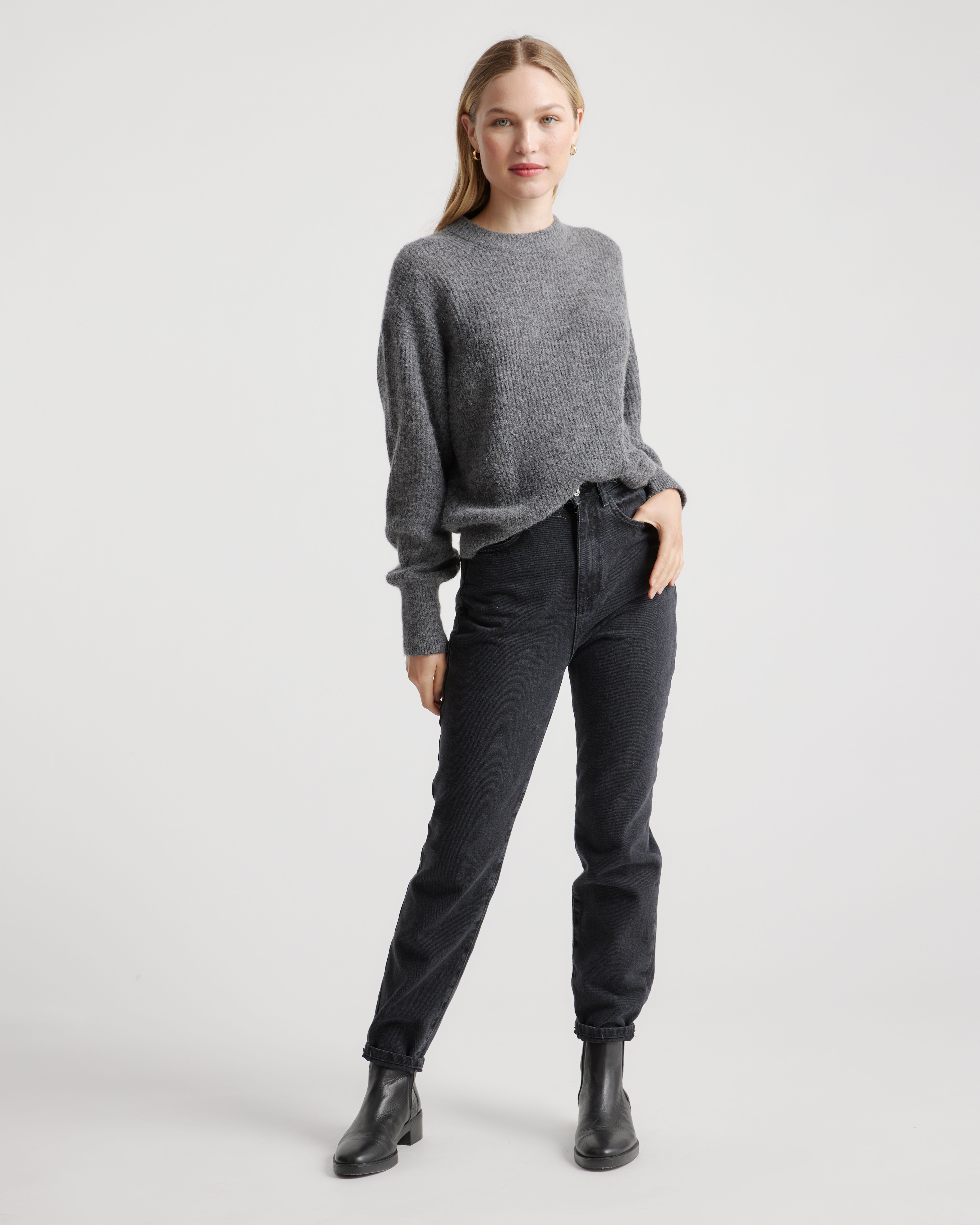 Baby Alpaca-Wool Crew — Image 8
