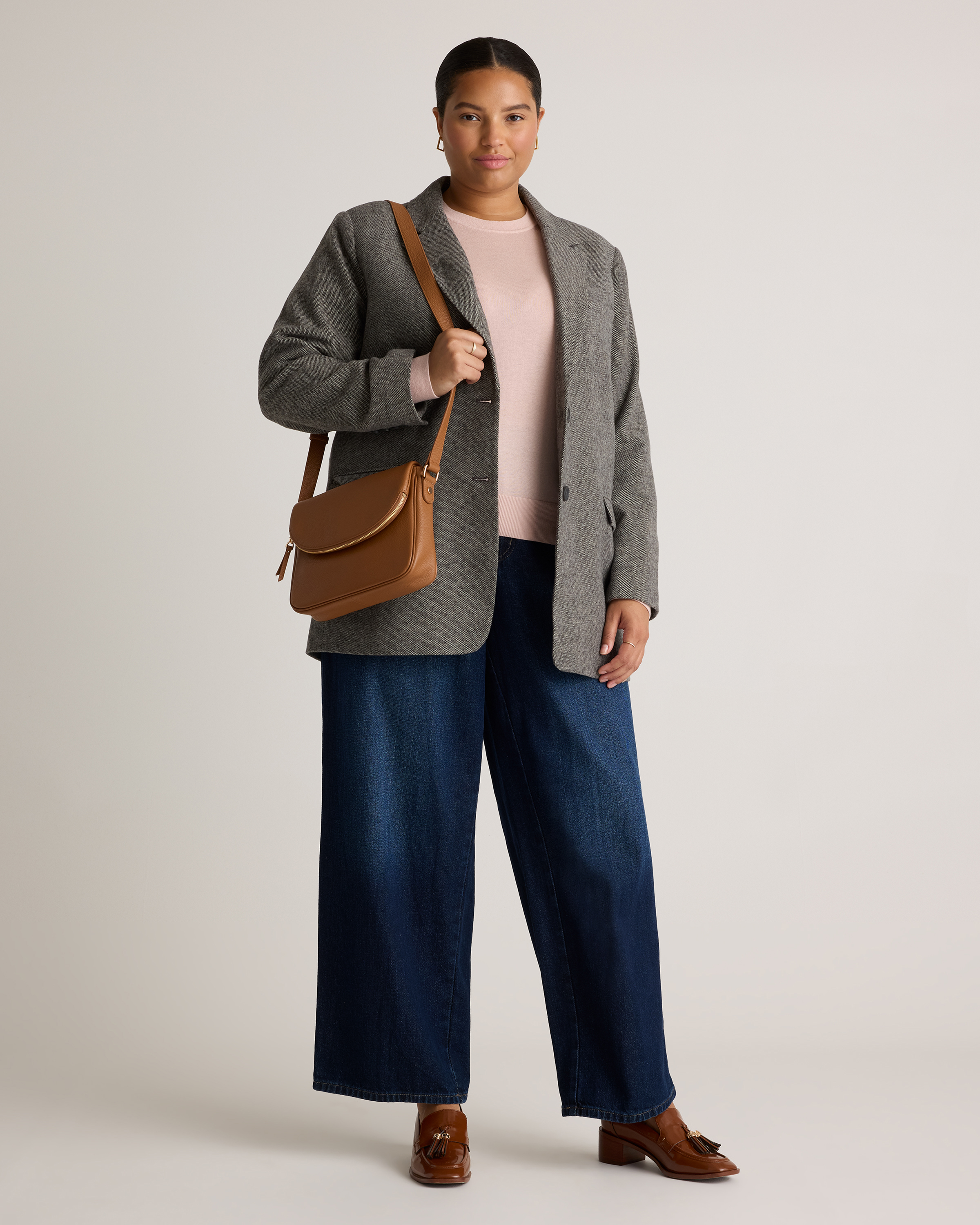 Italian Leather Foldover Crossbody — Image 7