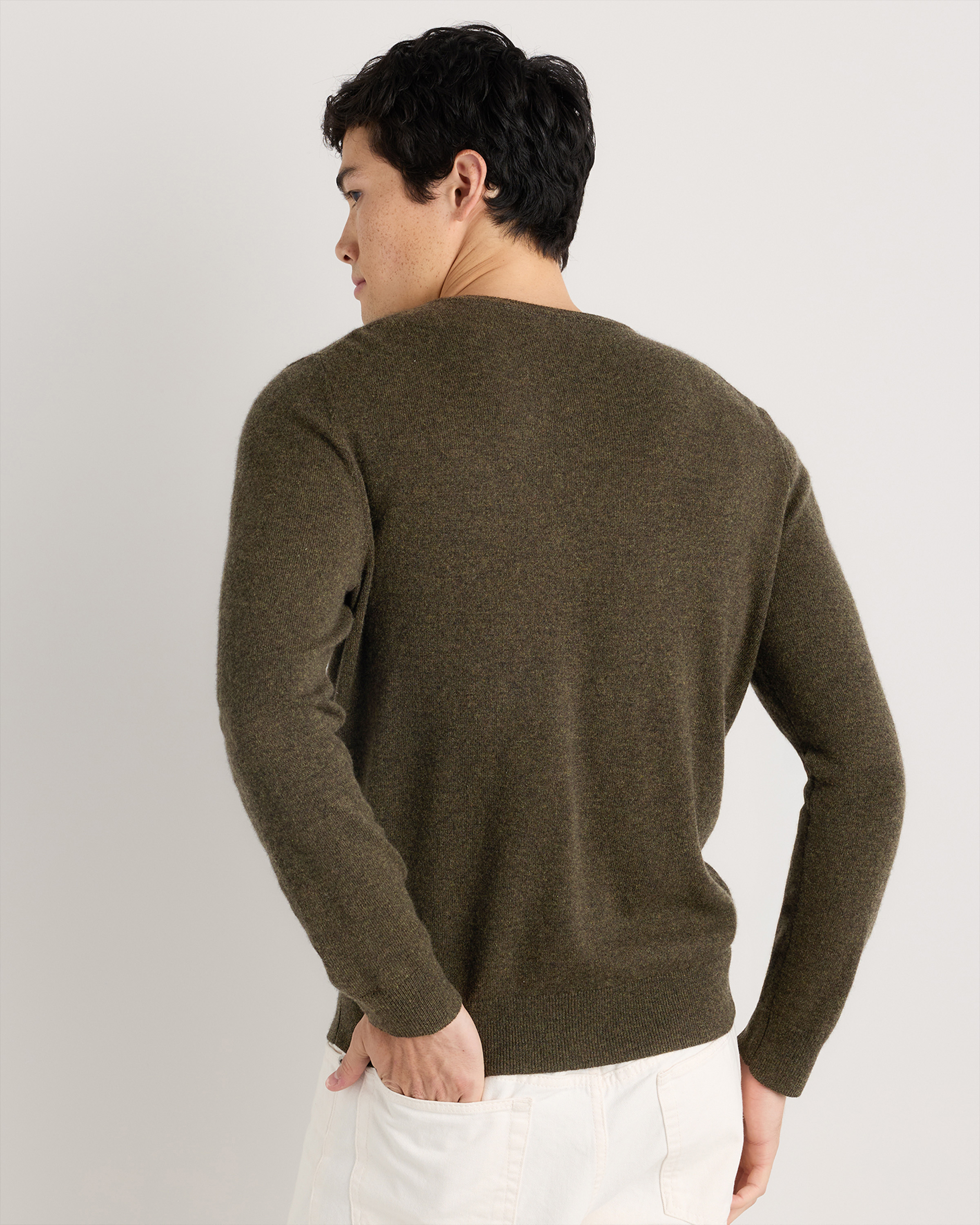 Mongolian Cashmere Crewneck Sweater — Image 12