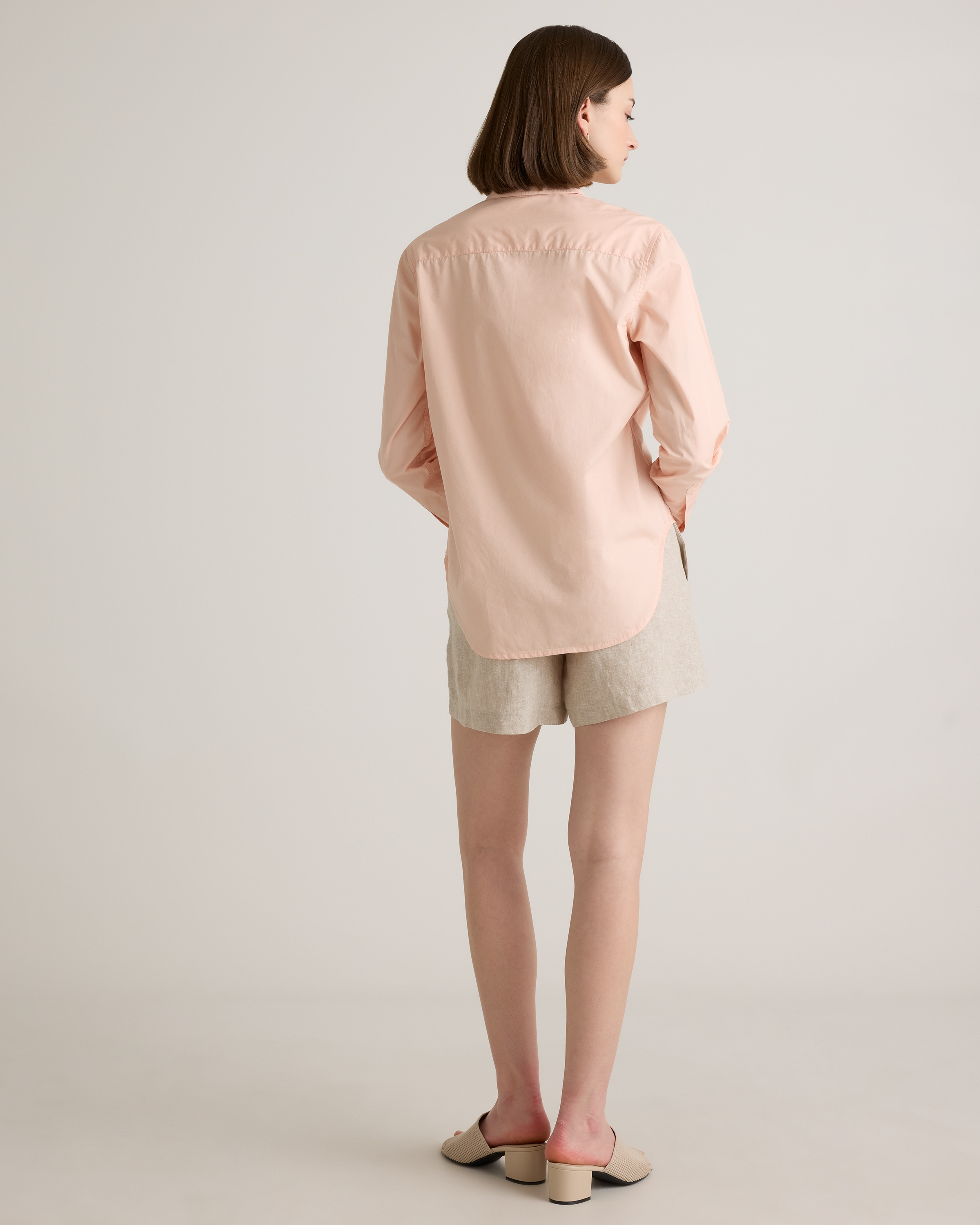 100% Organic Cotton Poplin Long Sleeve Shirt — Image 38