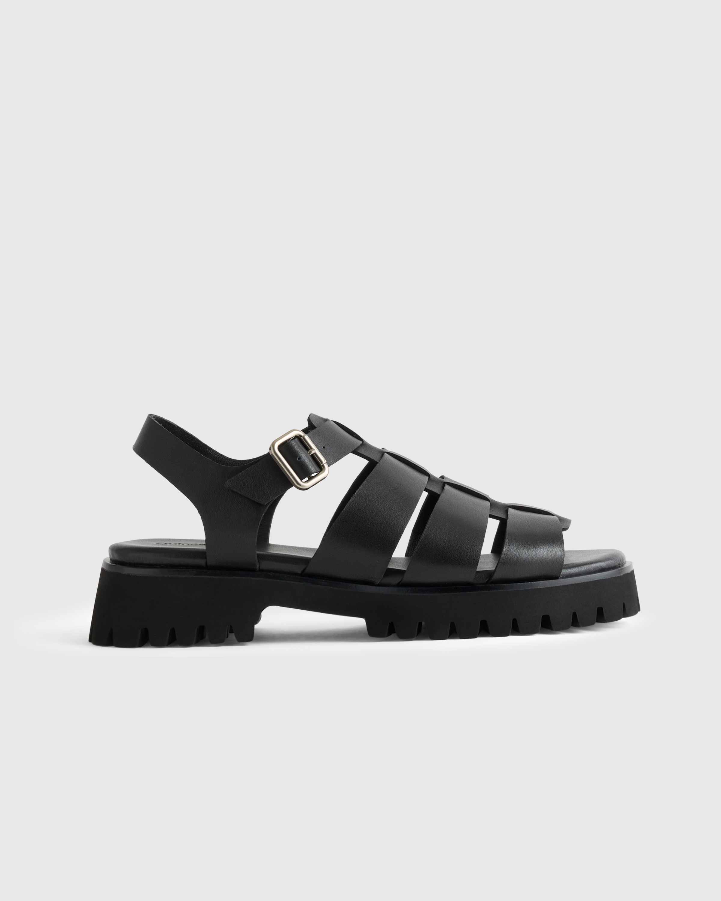Italian Leather Lug Sole Fisherman Sandal — Image 12