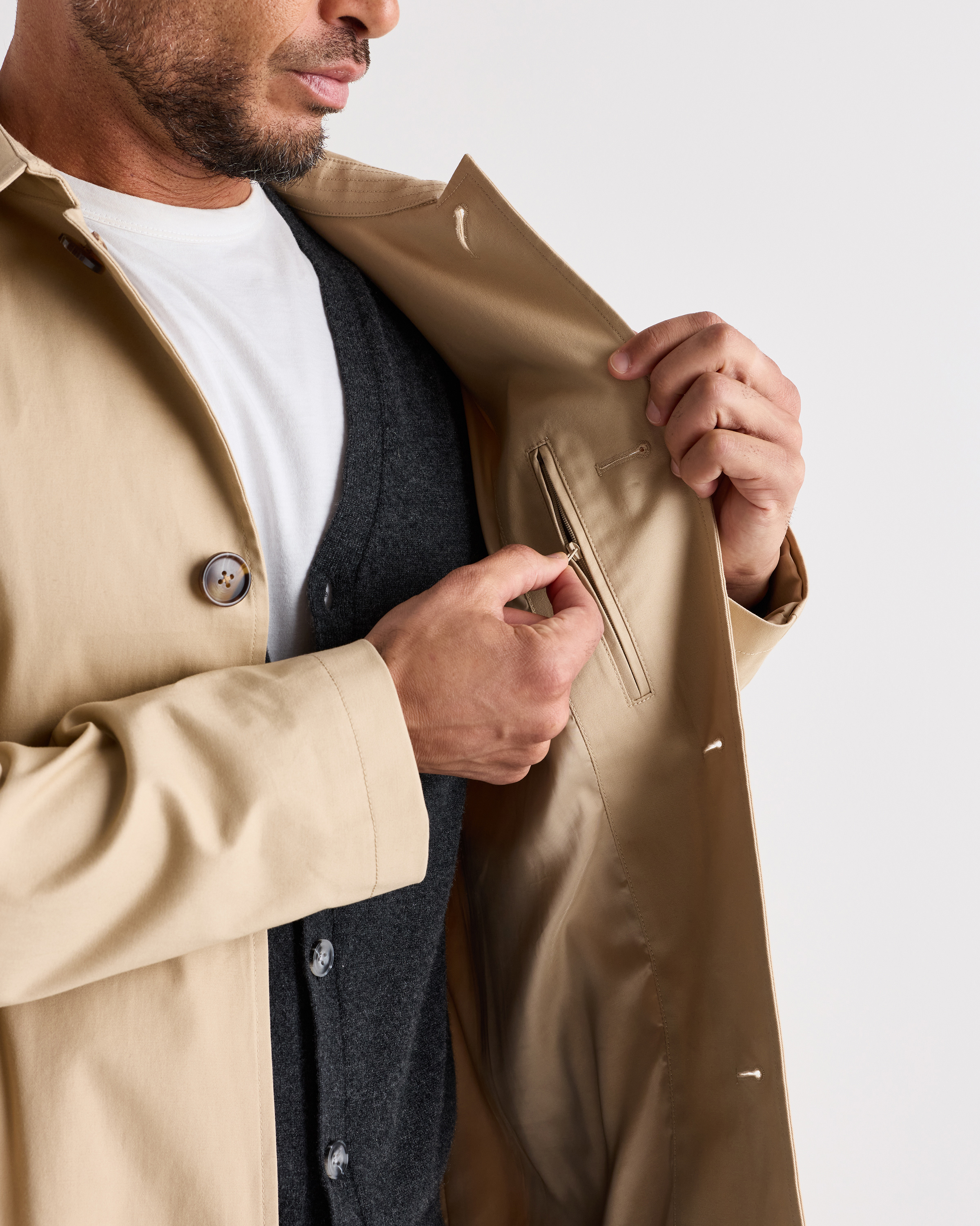 Comfort Stretch Trench Coat — Image 6