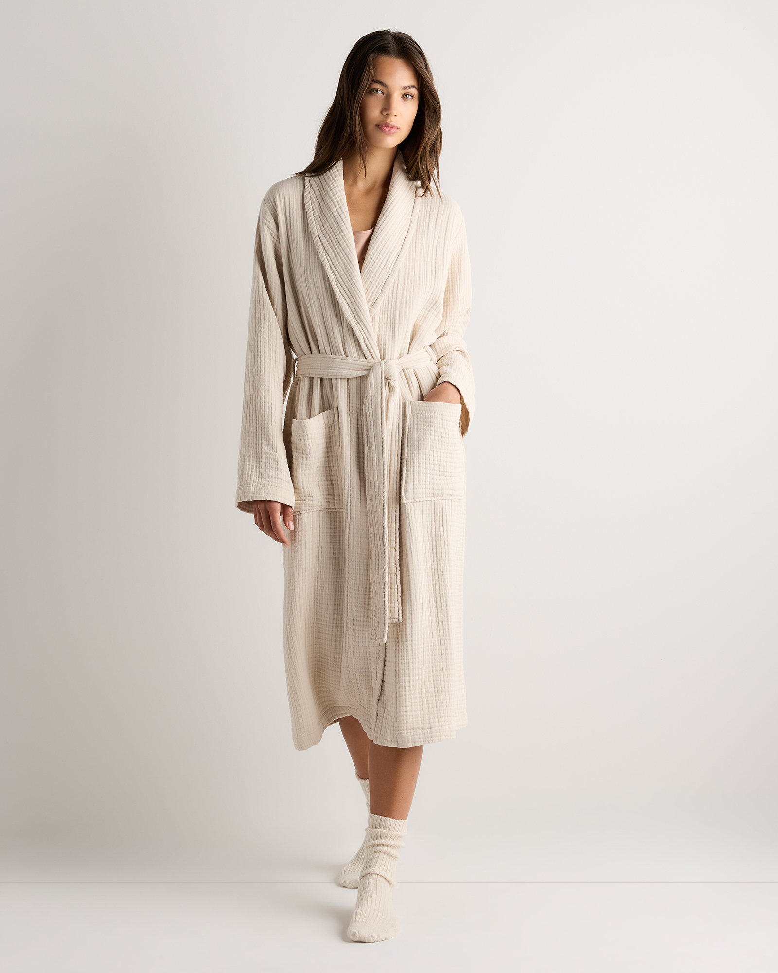 Soft Layered Turkish Cotton Robe — Image 19