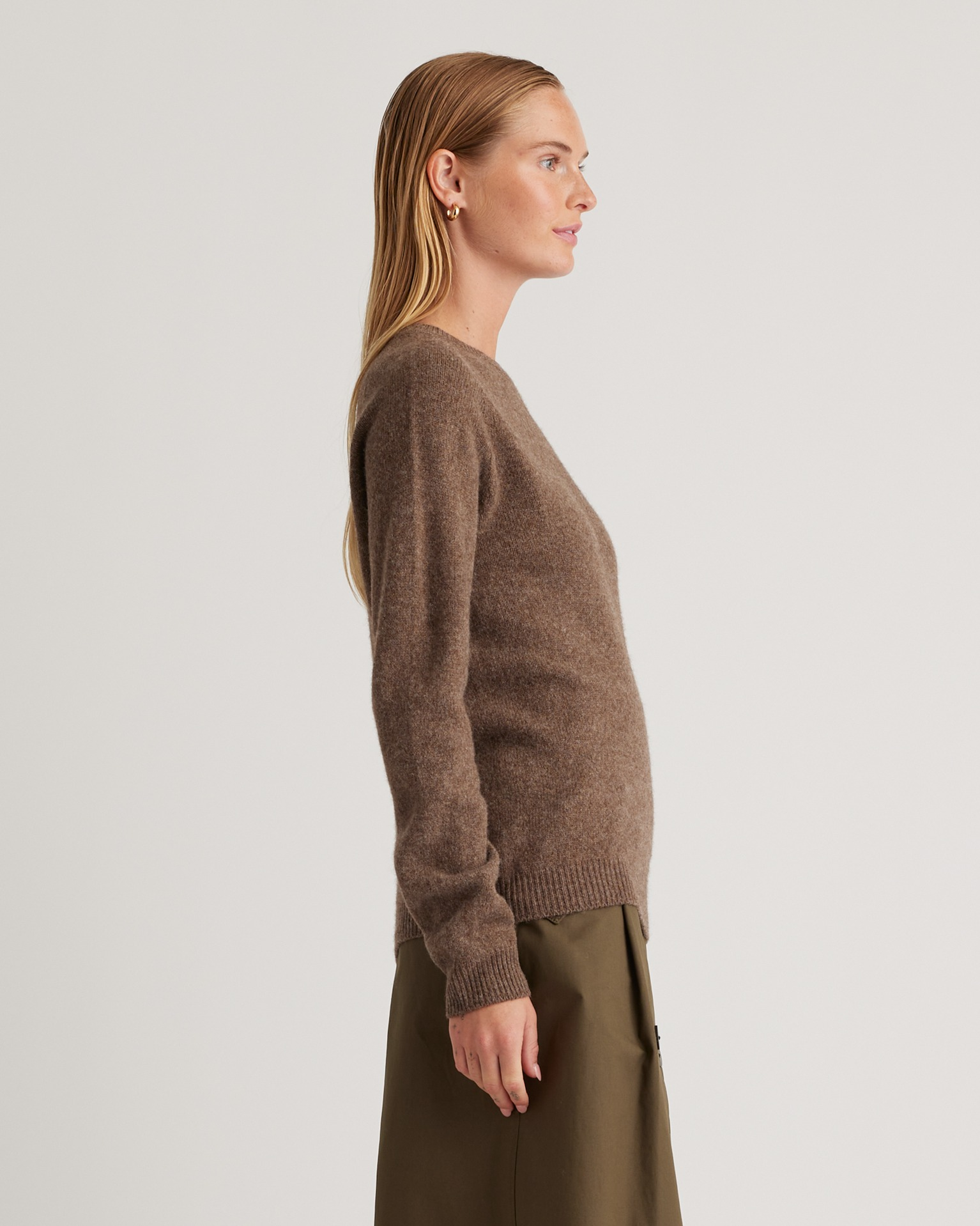 100% Yak Wool Crewneck Sweater — Image 16