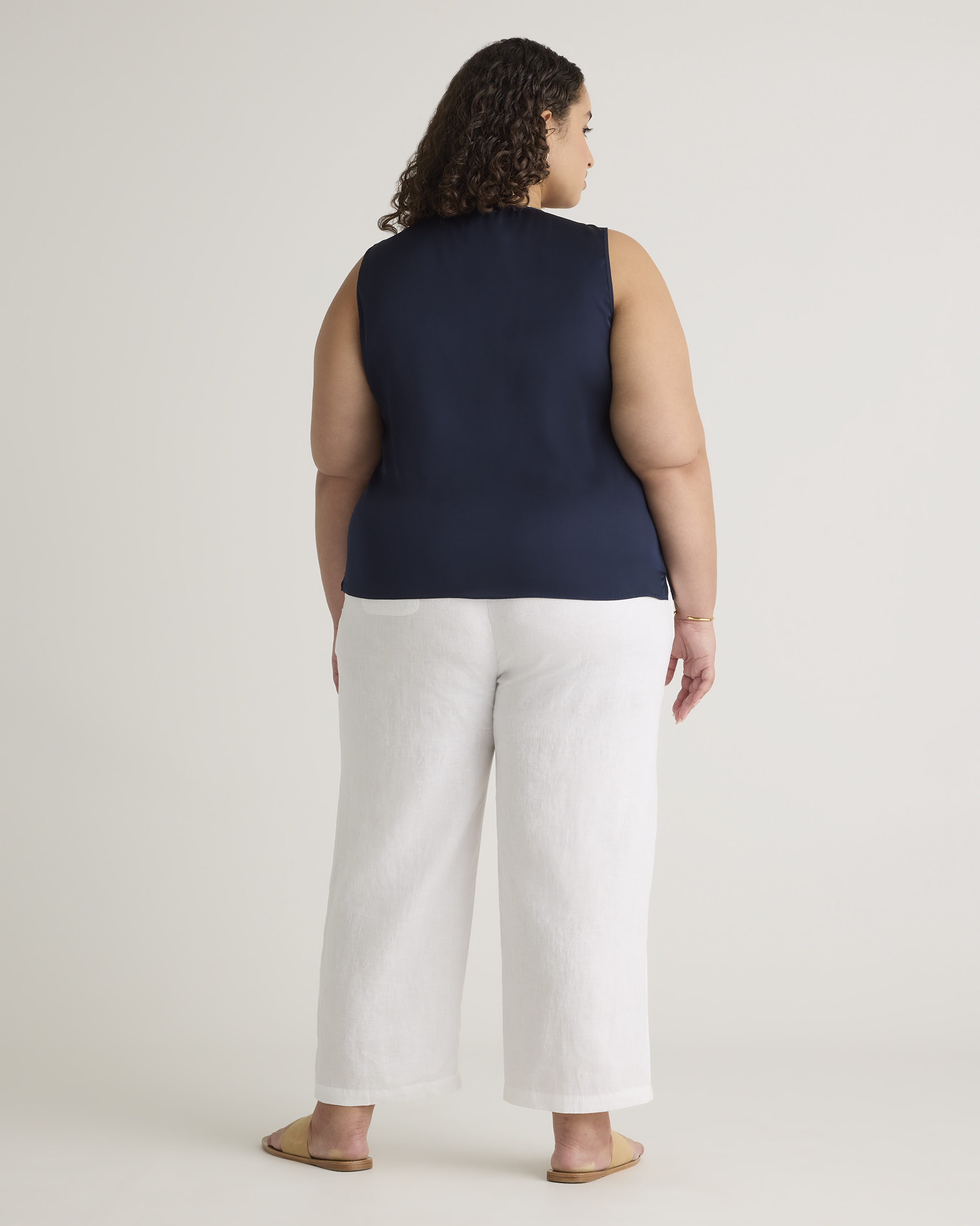 Washable Stretch Silk Tank — Image 24