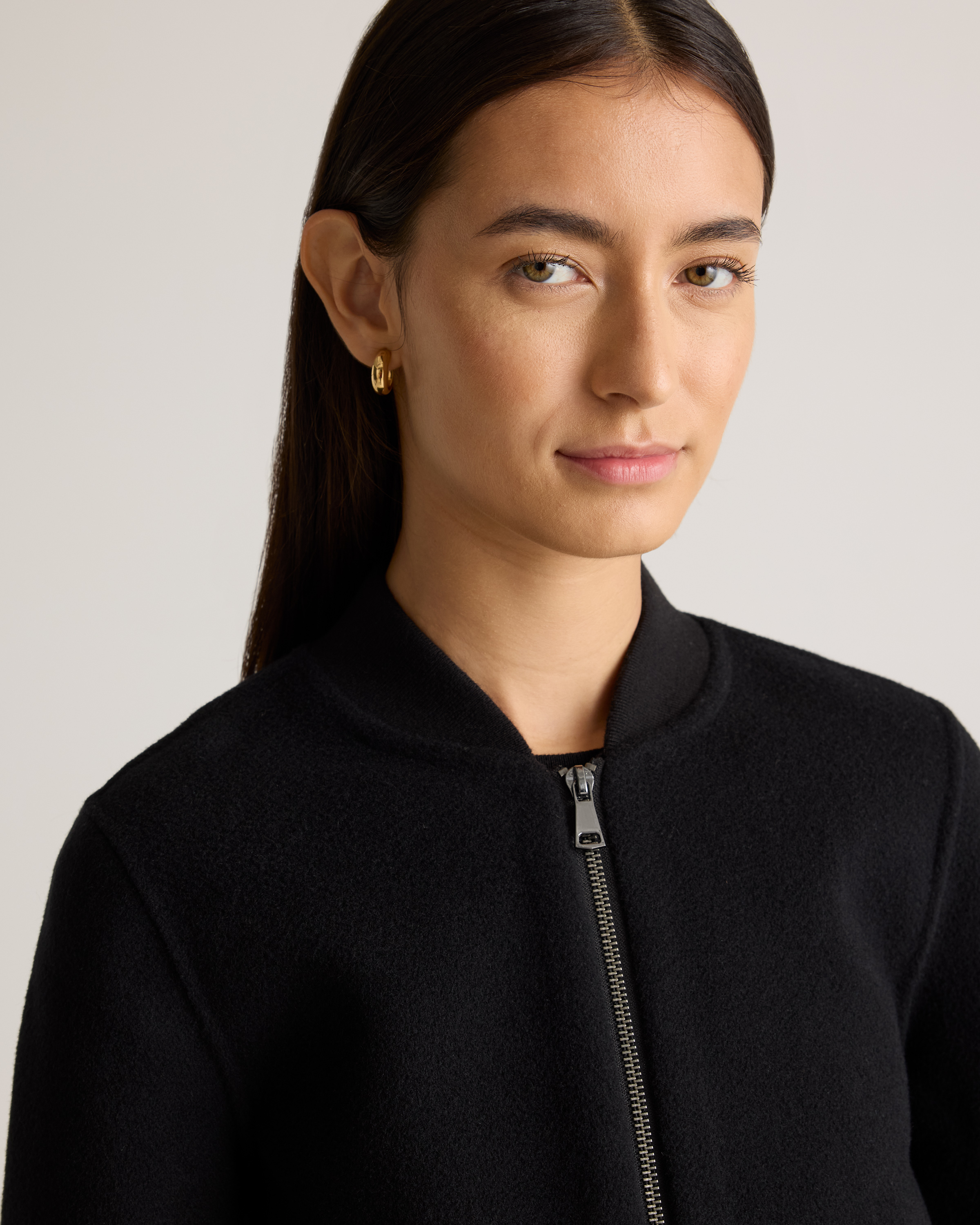 Double-Faced Merino Wool Bomber Jacket — Image 18