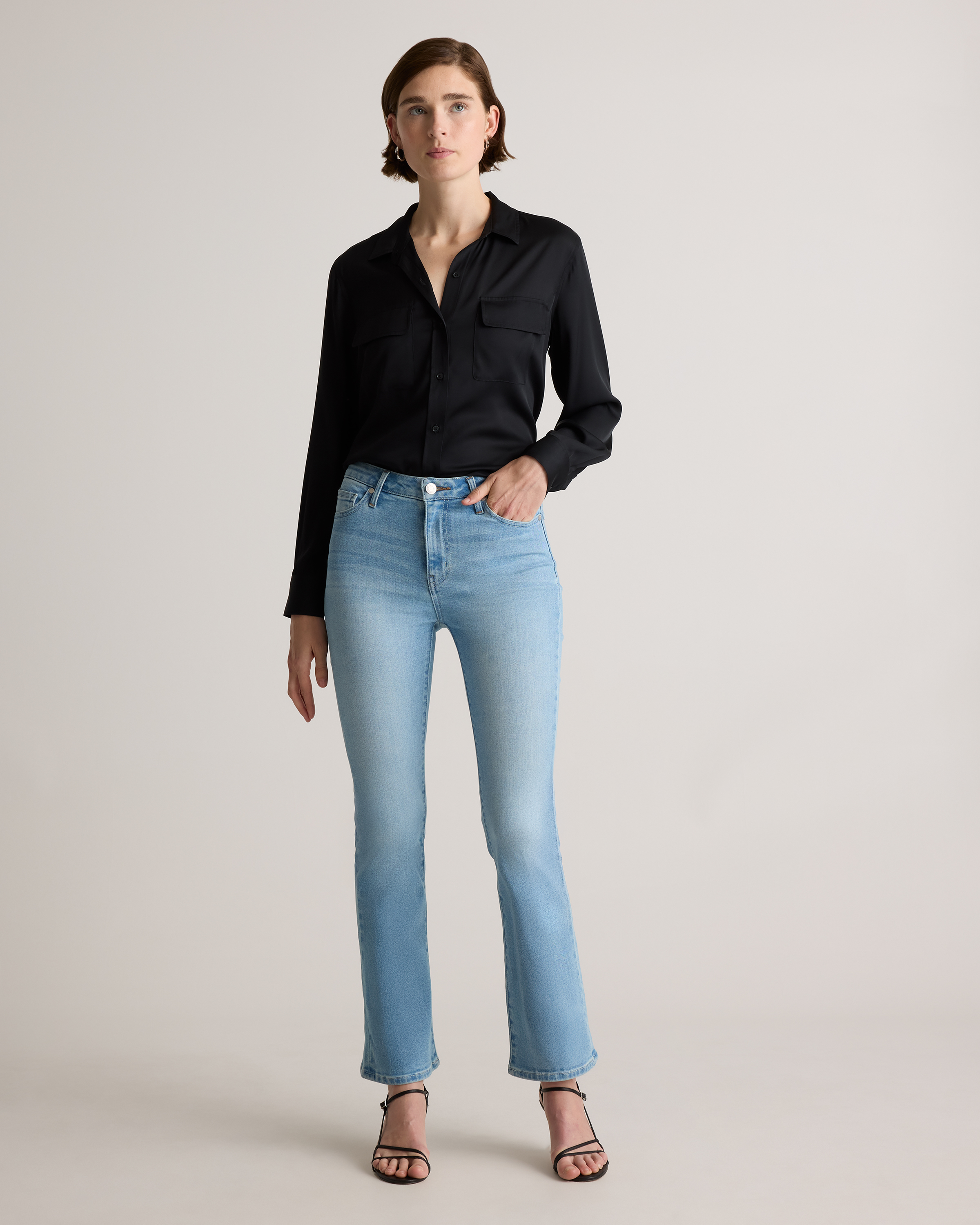 Bella Stretch Kick Flare Jeans — Image 118