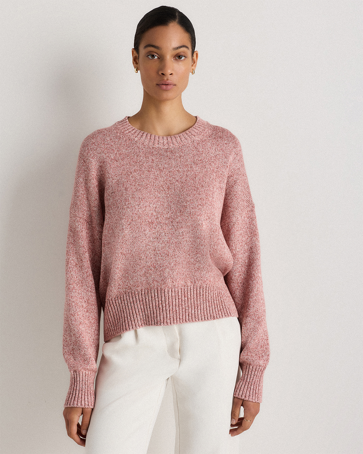 100% Organic Cotton Boyfriend Crew Sweater — Image 48