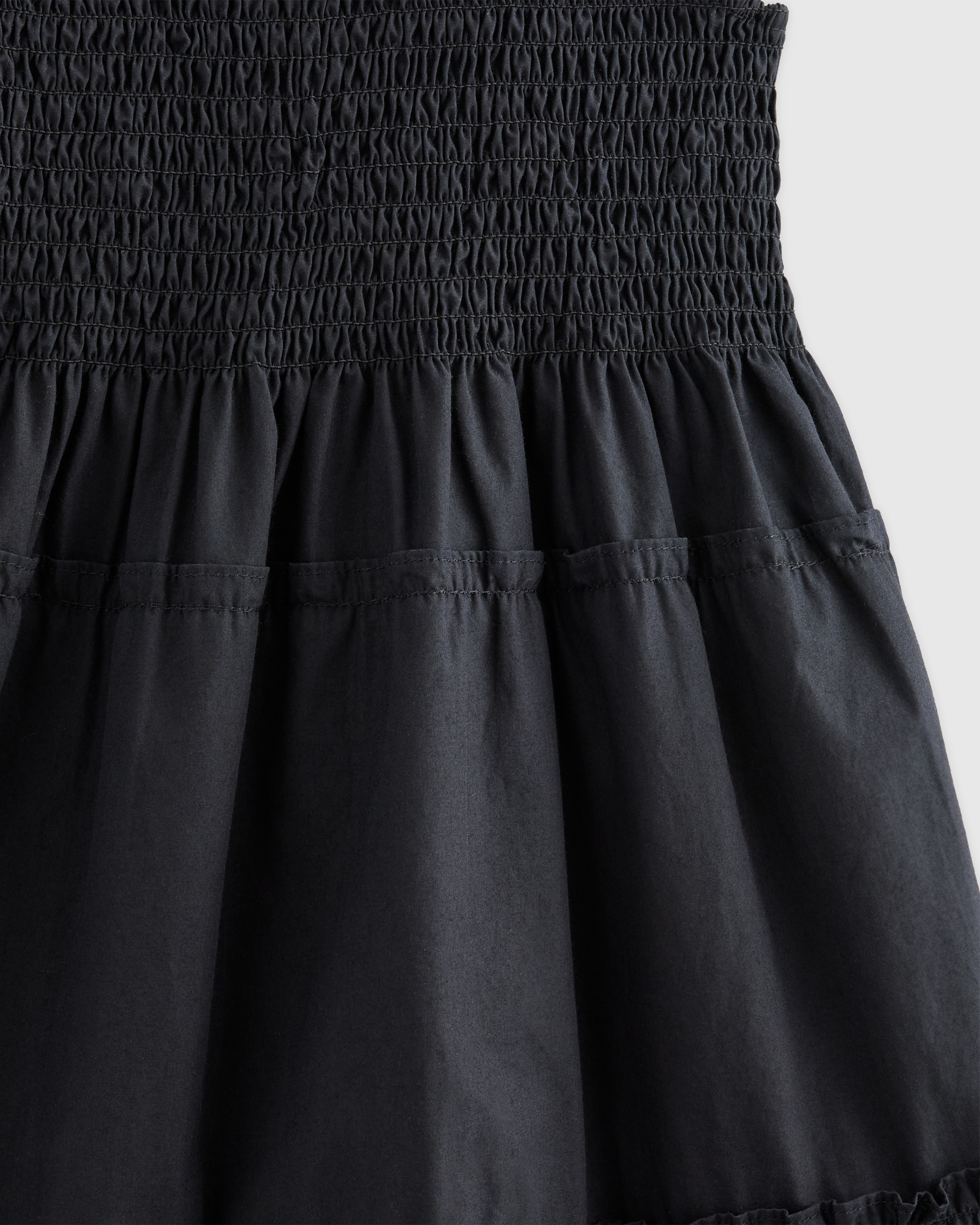 100% Organic Cotton Poplin Smocked Dress — Image 5