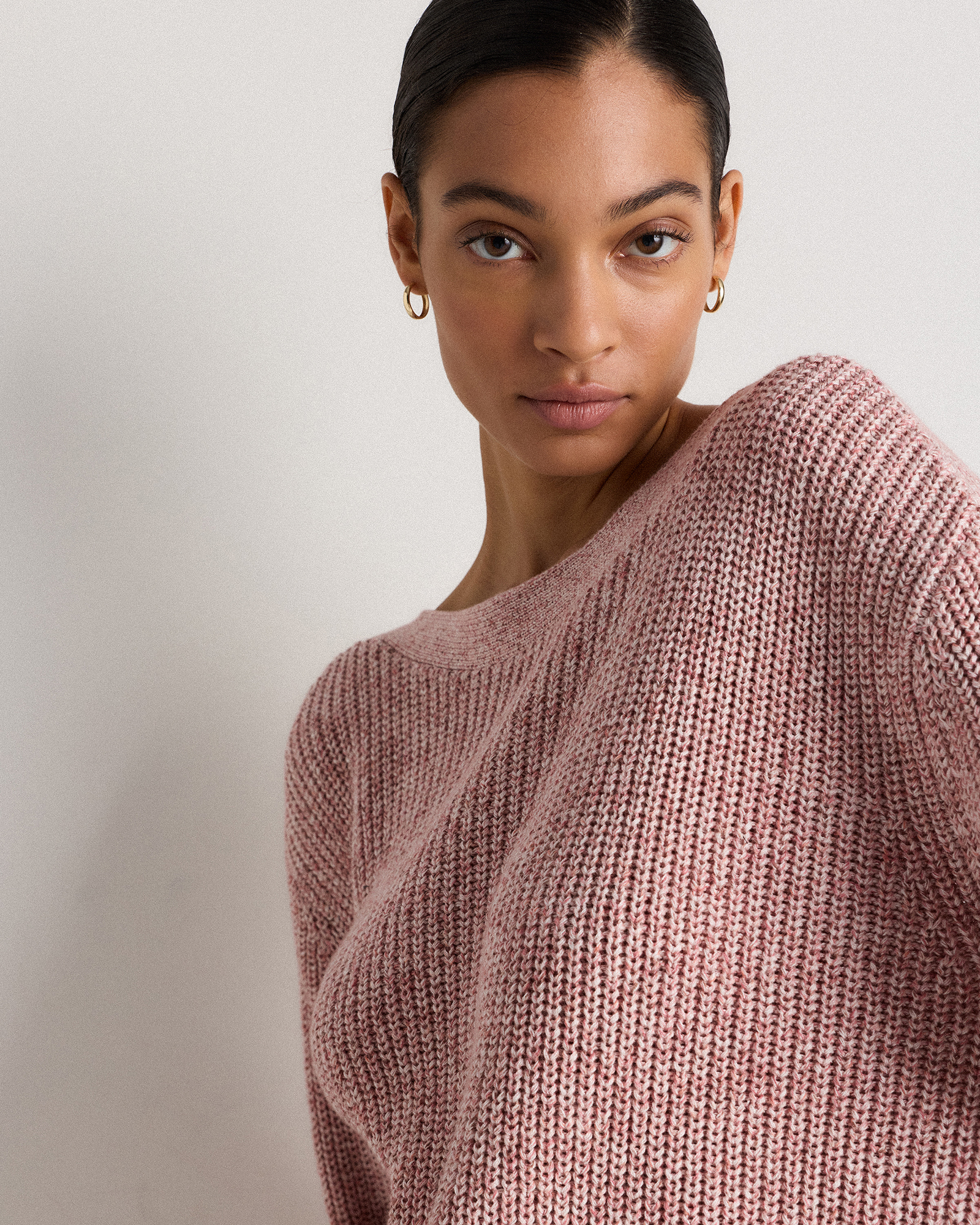 100% Organic Cotton Fisherman Boatneck Sweater — Image 17