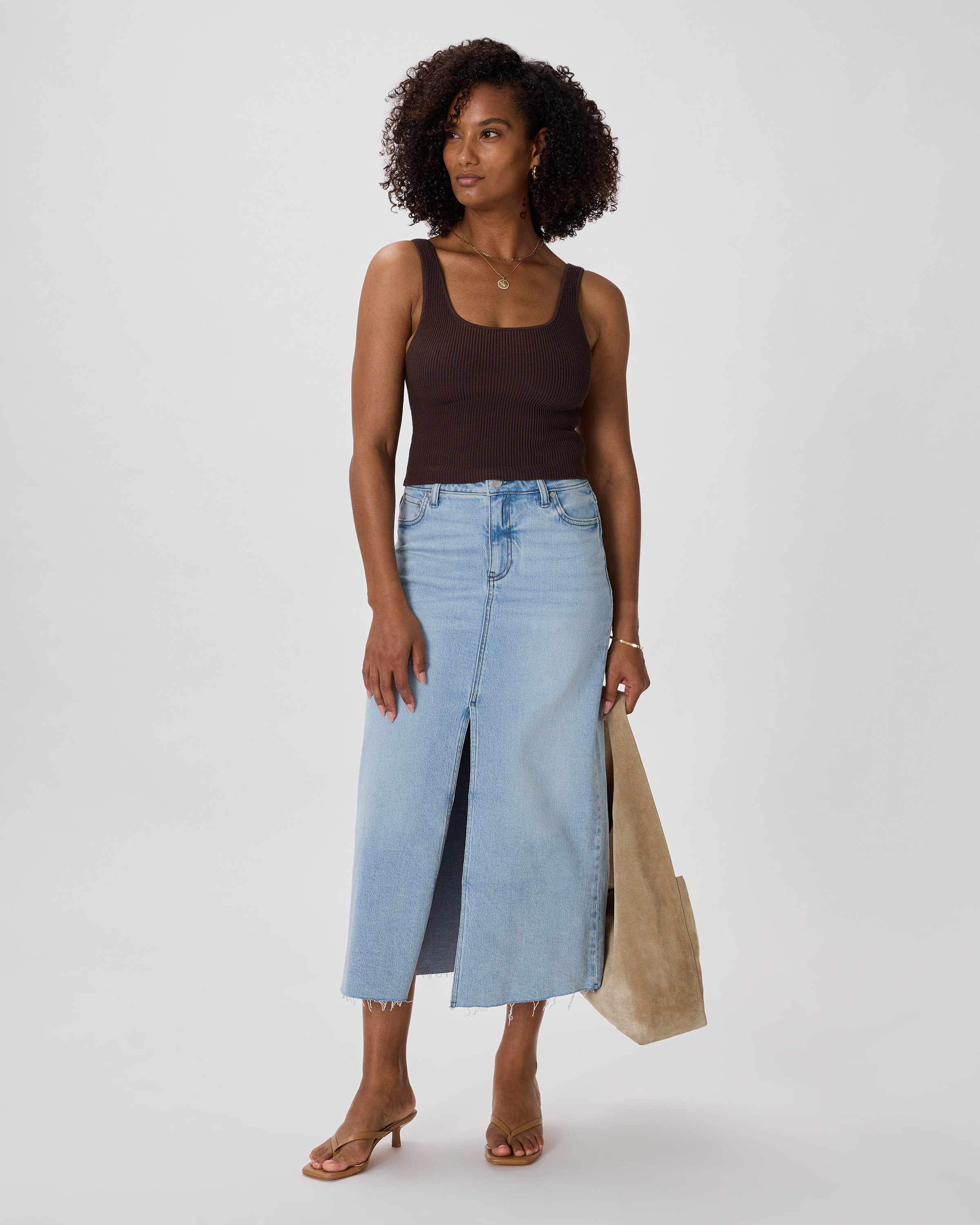 Italian Suede Slouchy Shoulder Bag — Image 21