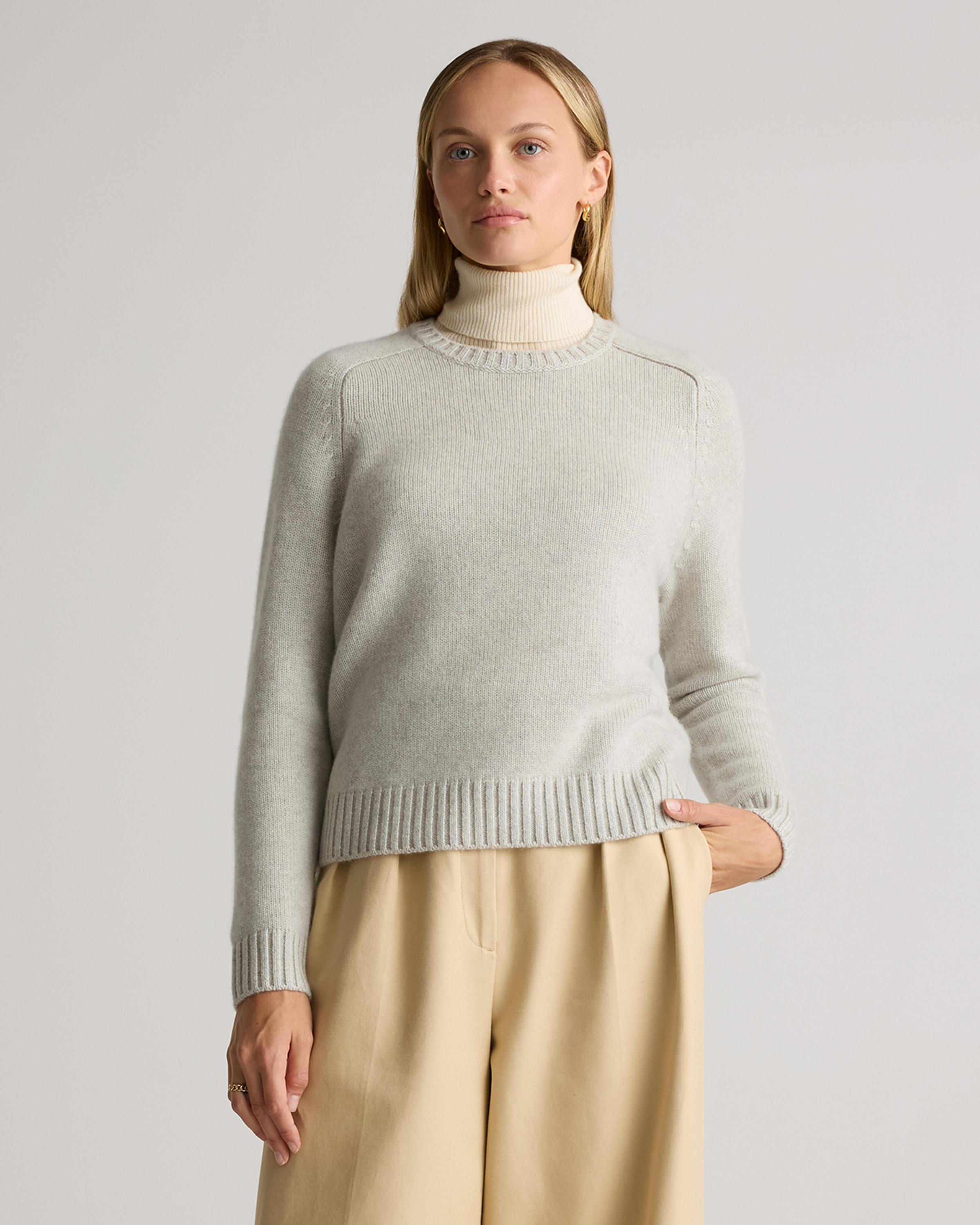 Luxe Baby Cashmere Crewneck Sweater — Image 16