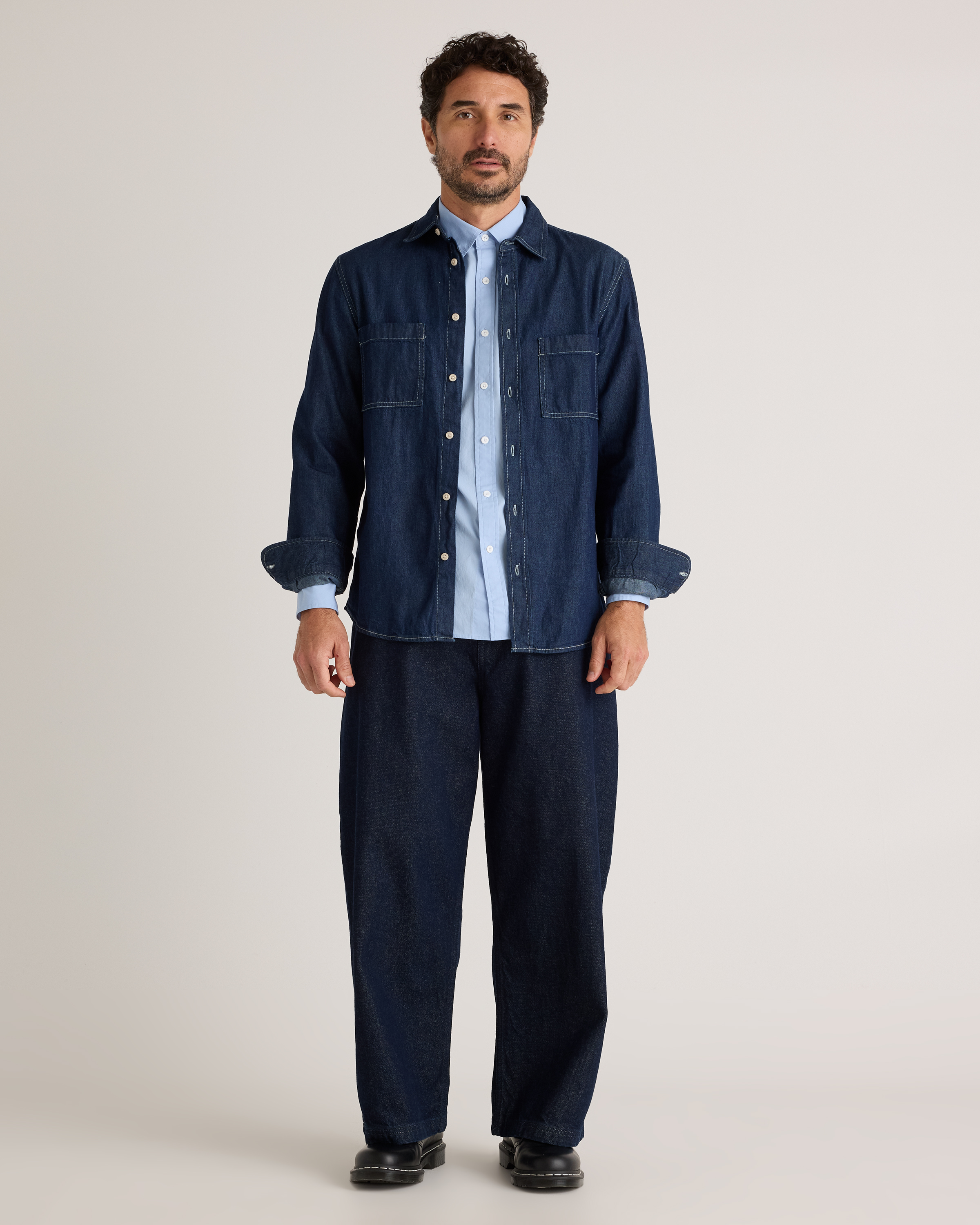 Organic Cotton Stretch Poplin Shirt — Image 10