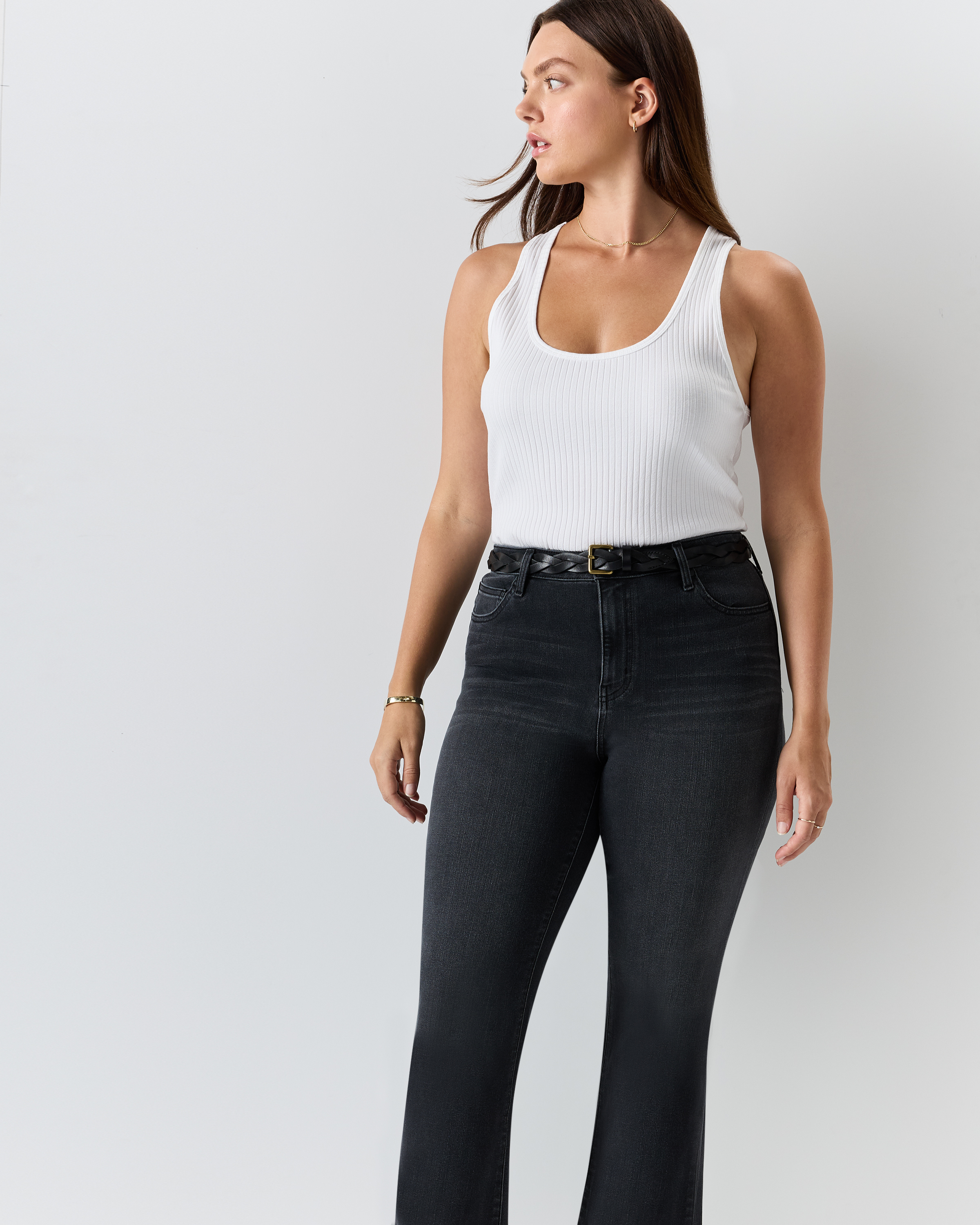 Bella Stretch Kick Flare Jeans — Image 62