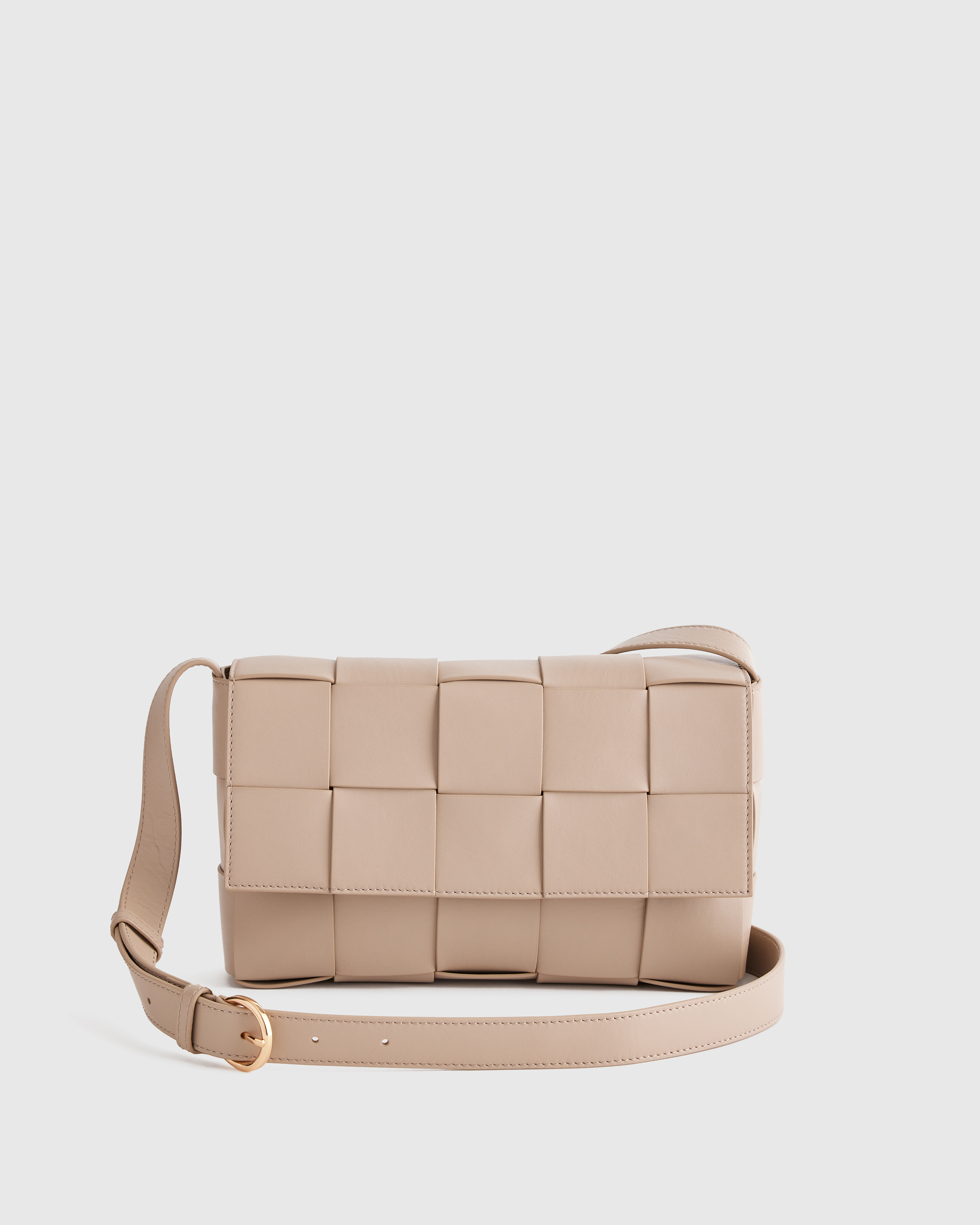 Italian Leather Handwoven Flap Crossbody — Image 18