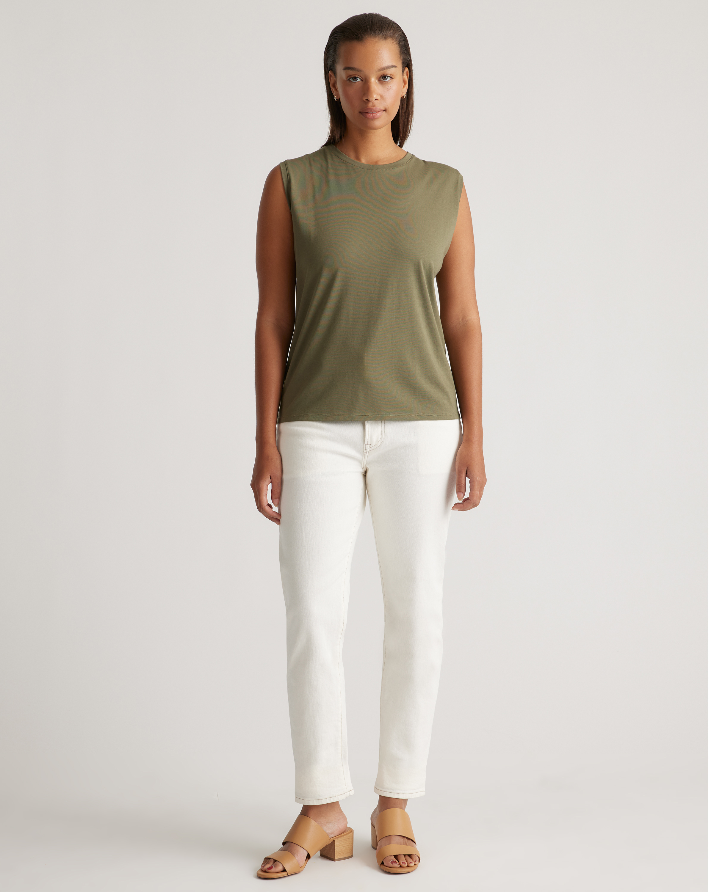 Cotton Modal Muscle Tank — Image 18